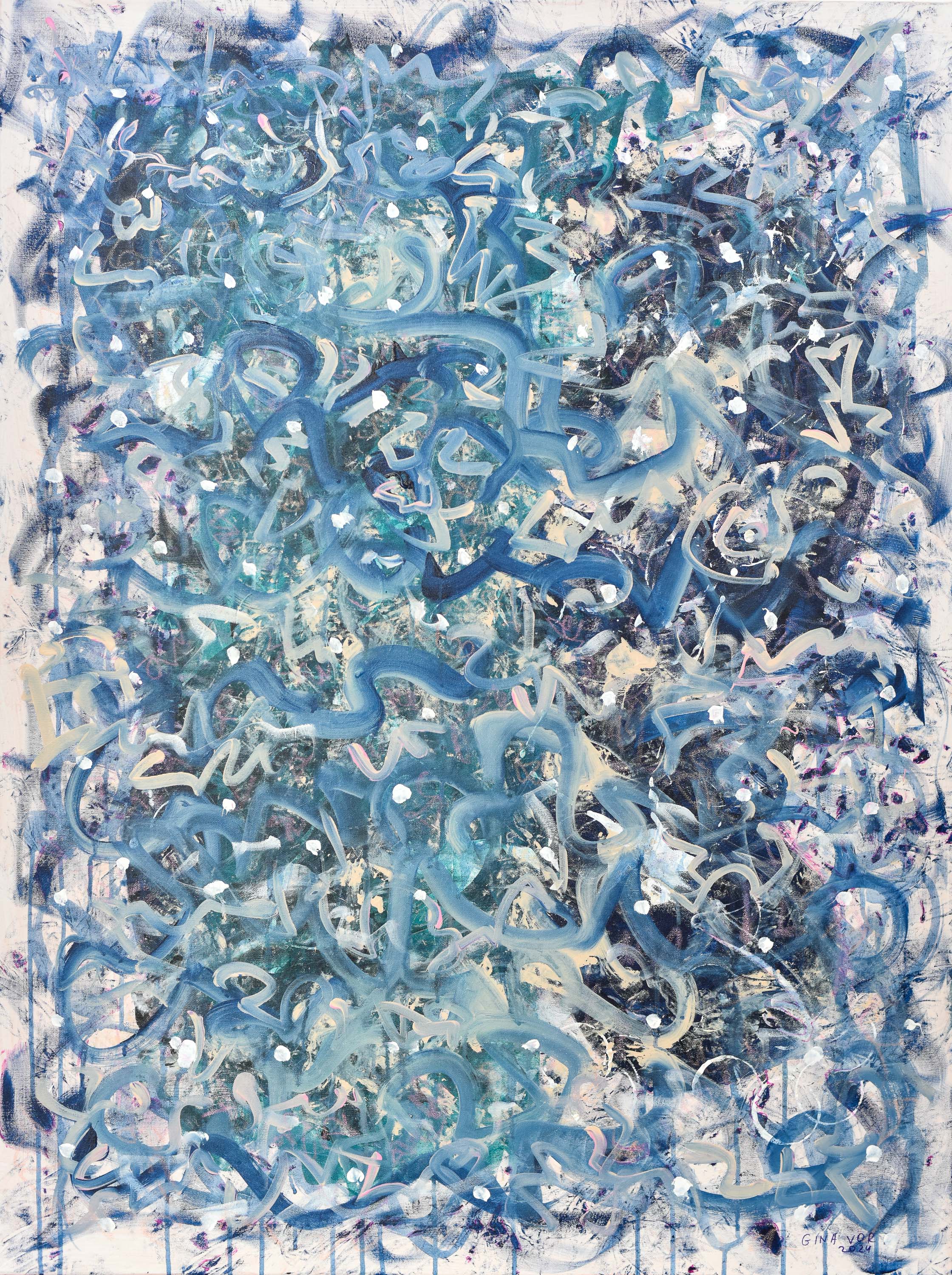 Abstract Painting | Snowstorm