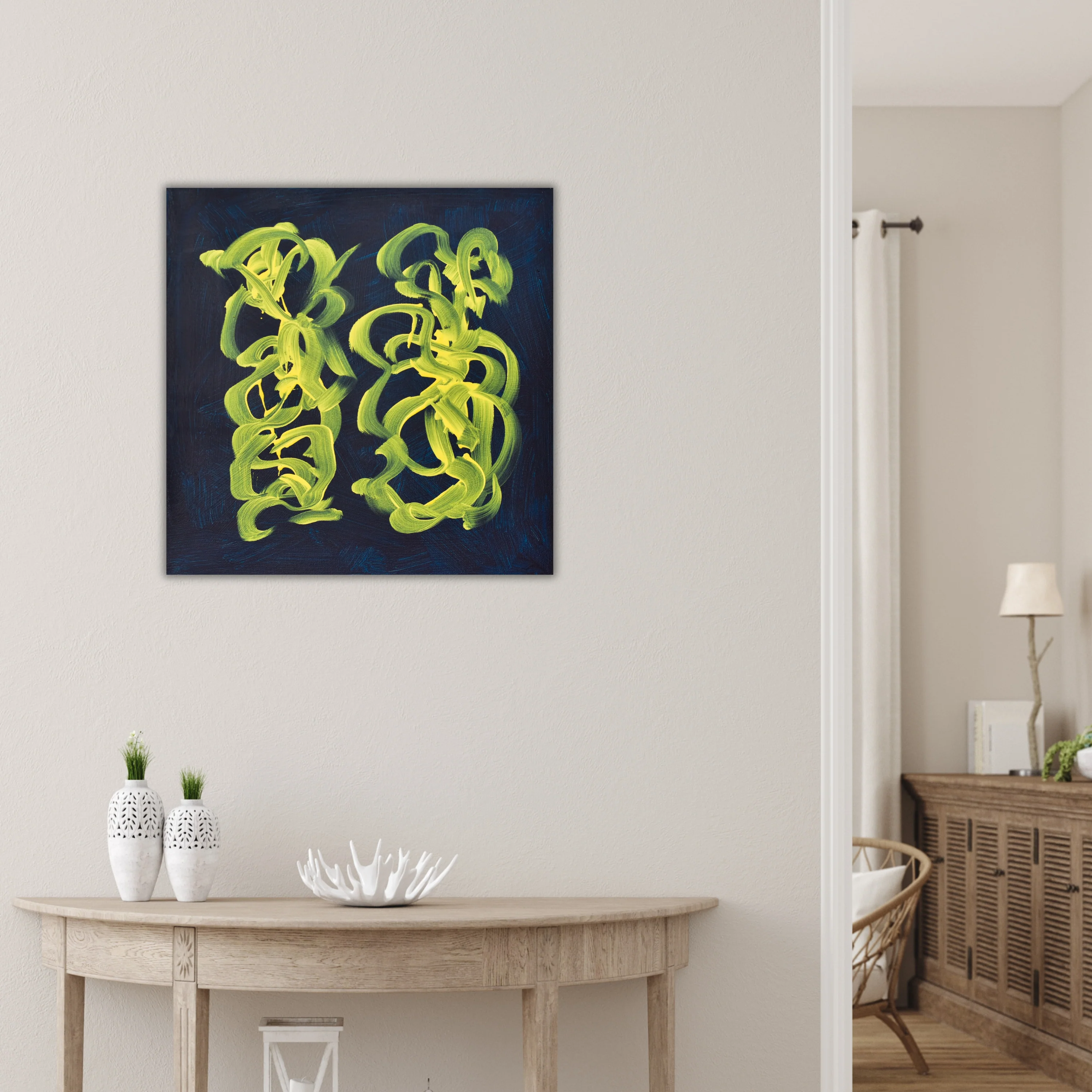 Abstract Painting | Yellow Shoes - Image 3