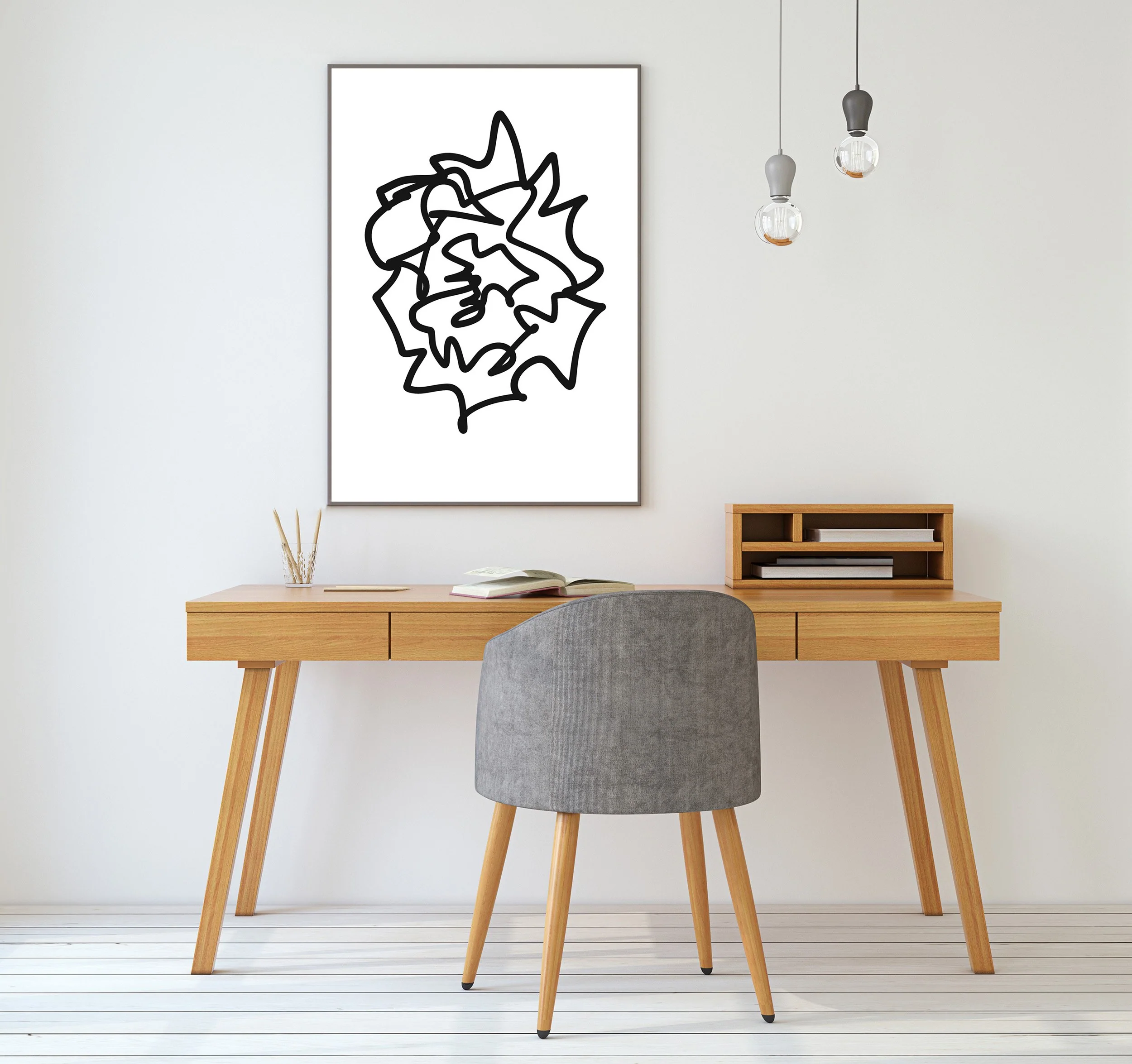 Downloadable Line Art | Black on White 1
