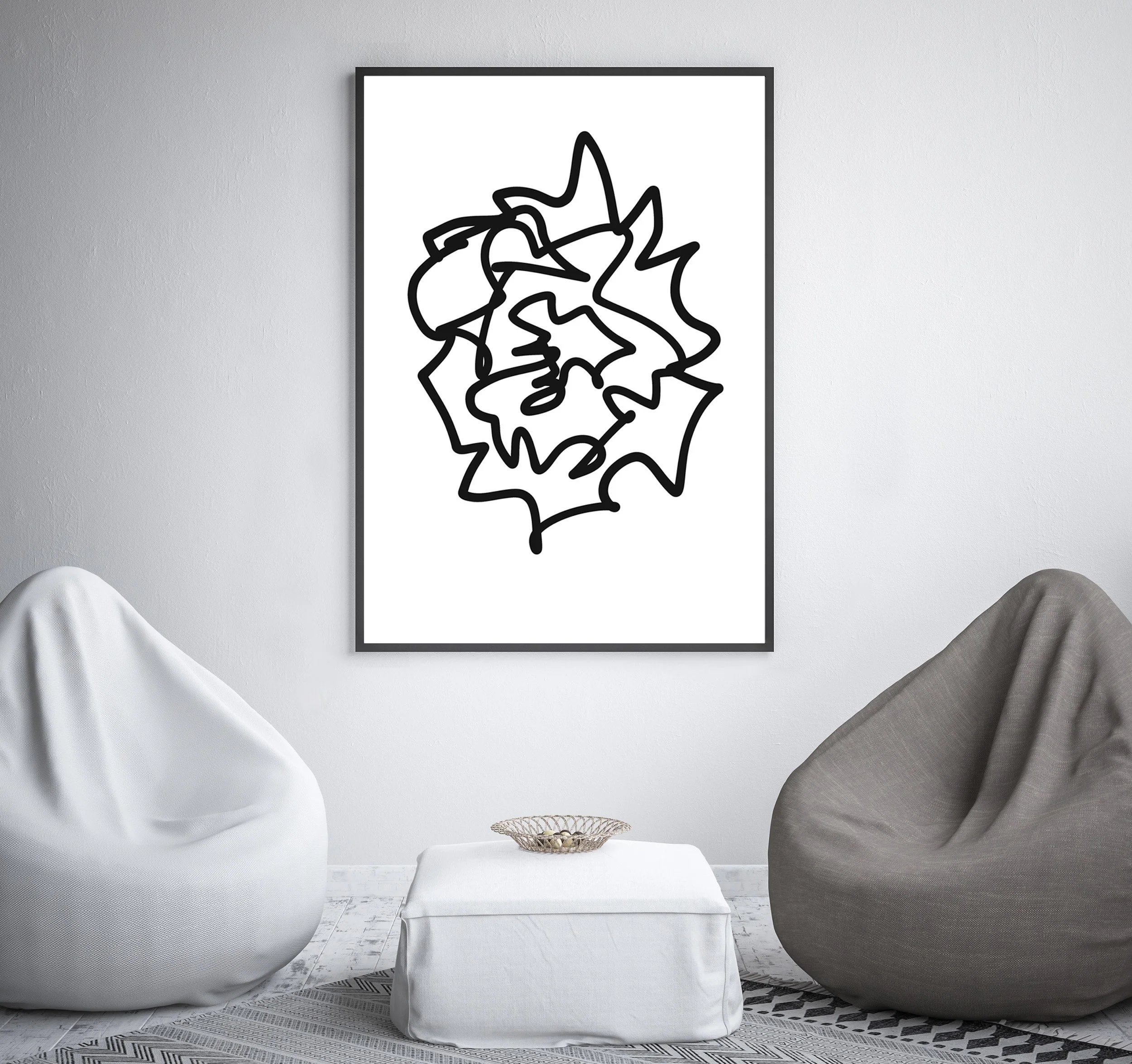 Downloadable Line Art | Black on White 1 - Image 3