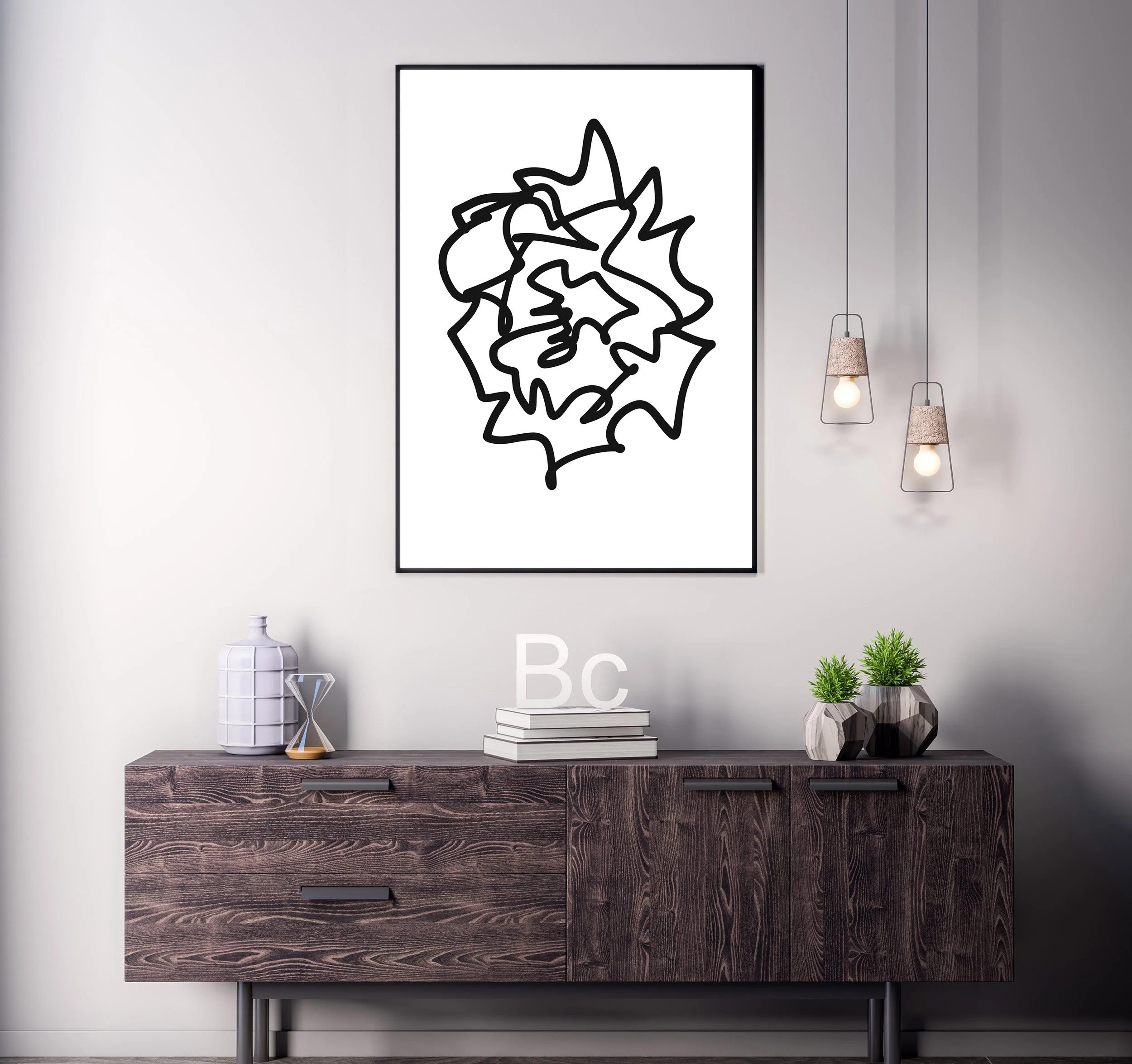 Downloadable Line Art | Black on White 1 - Image 4