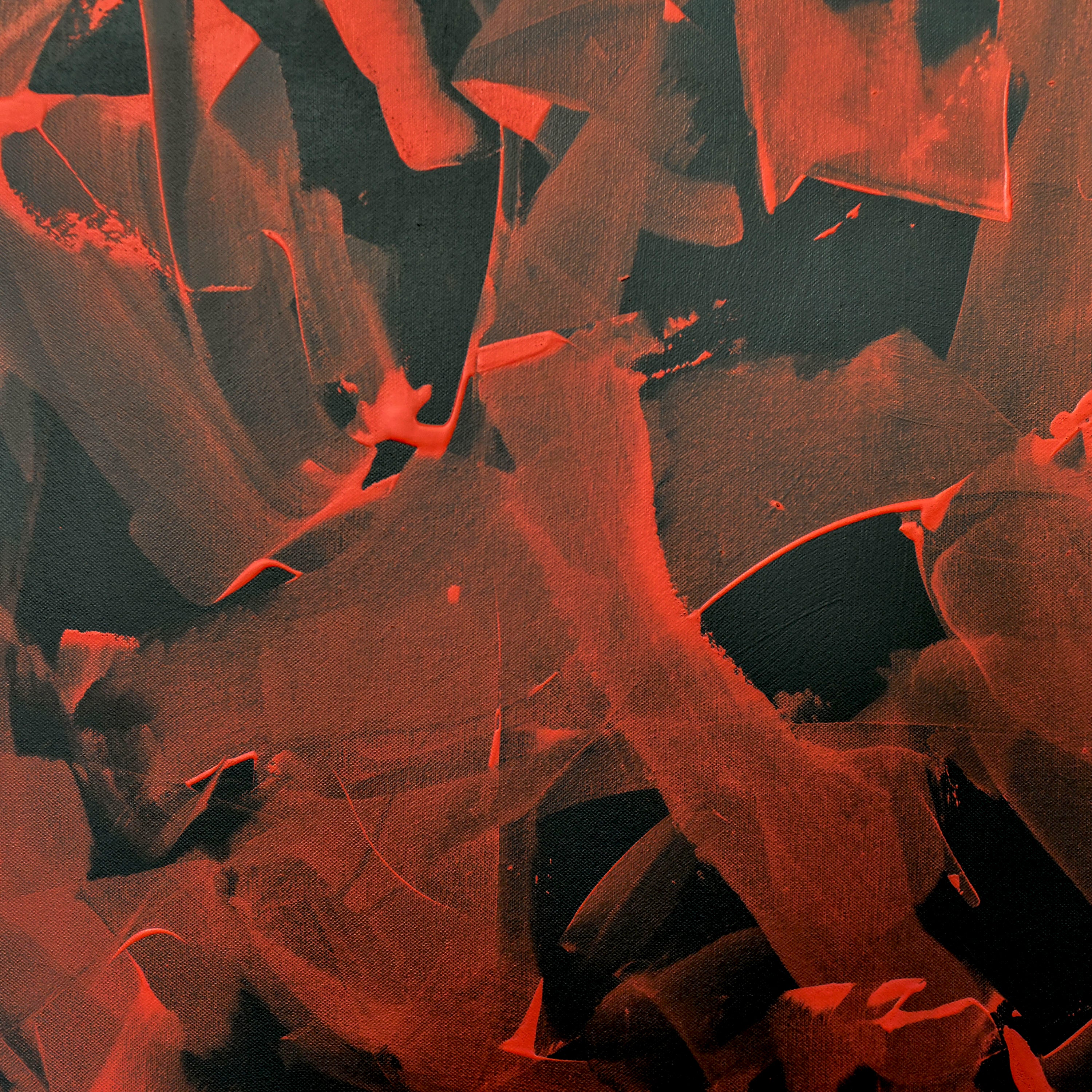 Black & Red 2 | Abstract Painting - Image 3