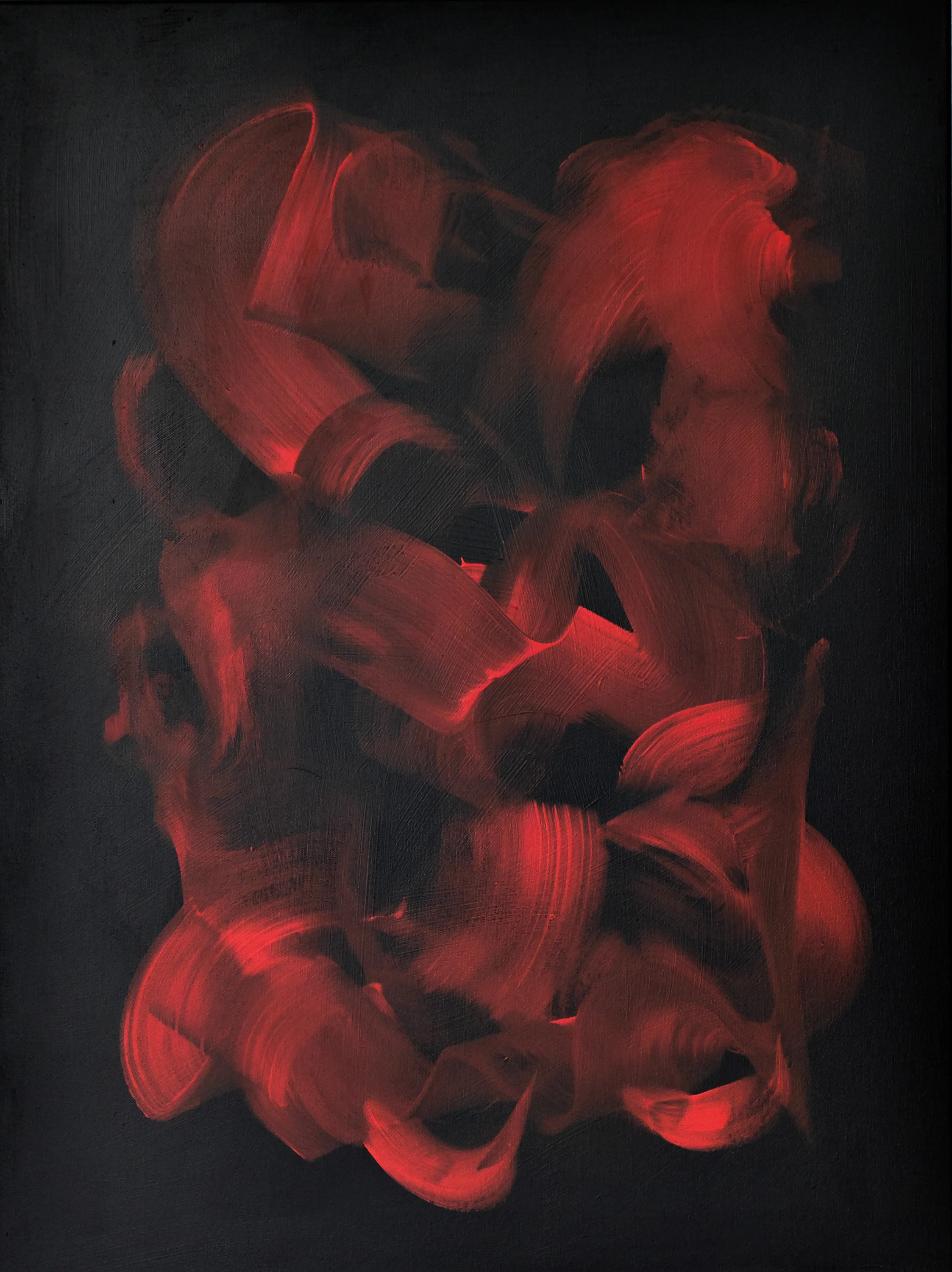 Black & Red | Abstract Painting - Image 2