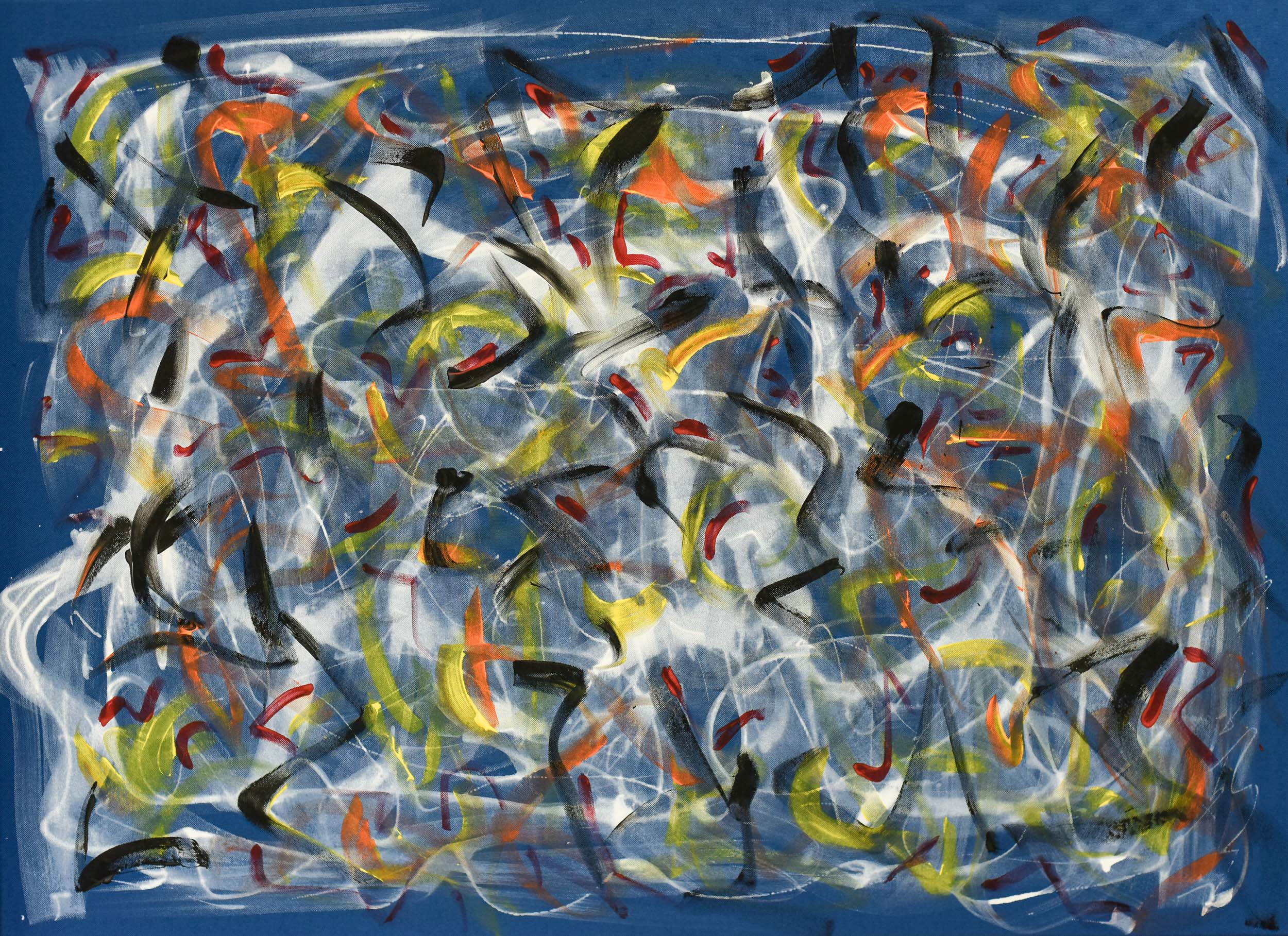 Painting | Blue Abstract No. 2 - Image 2