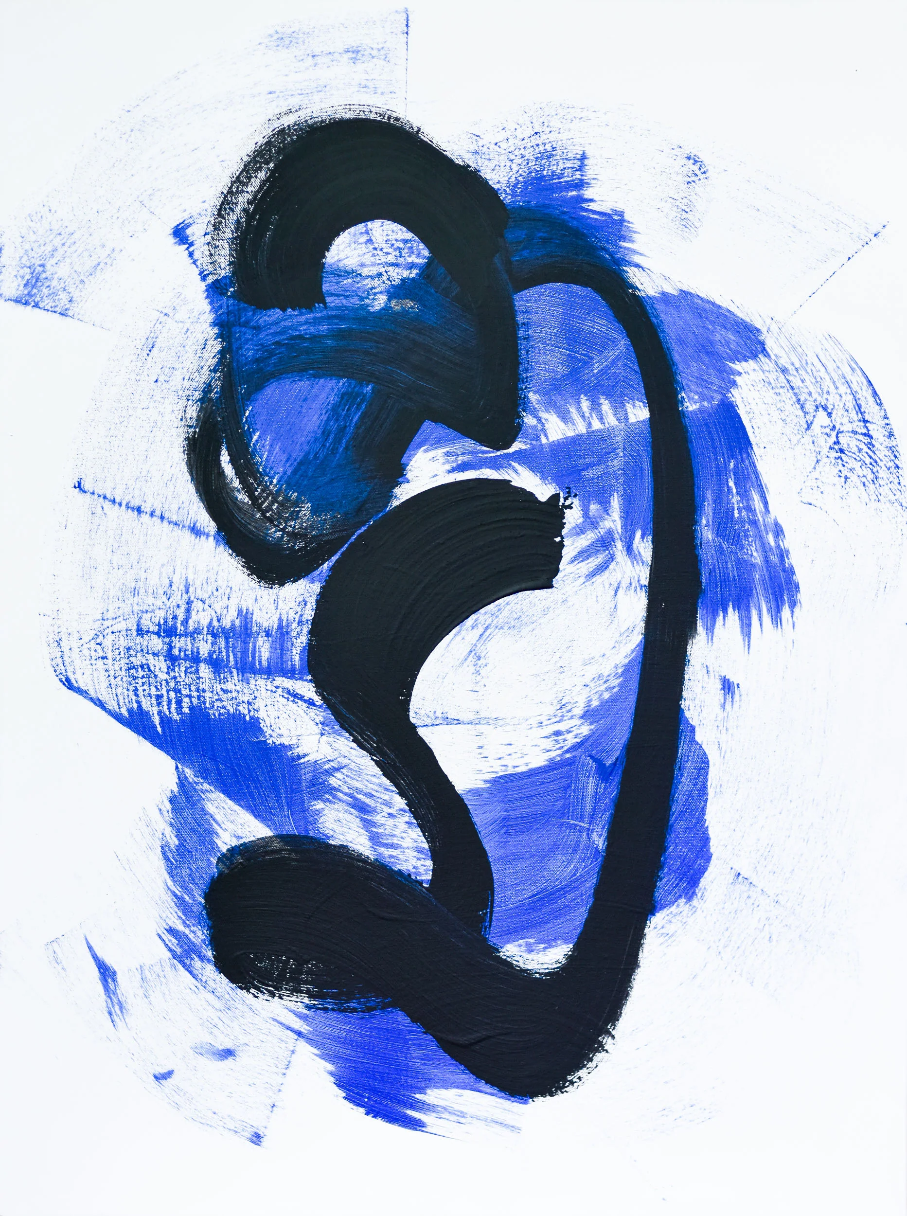 Abstract Painting | Blue Sign No. 2 - Image 2