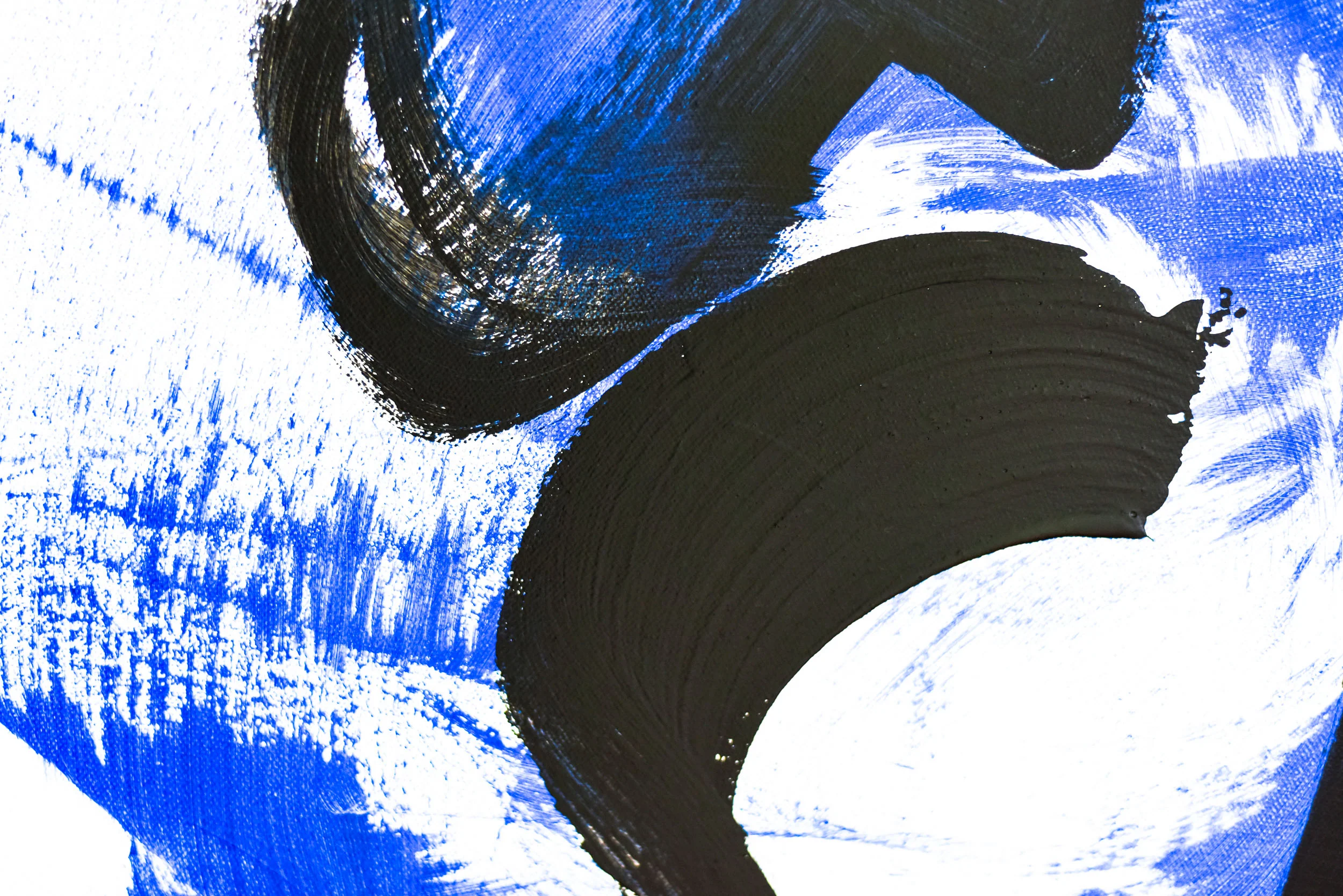 Abstract Painting | Blue Sign No. 2 - Image 3