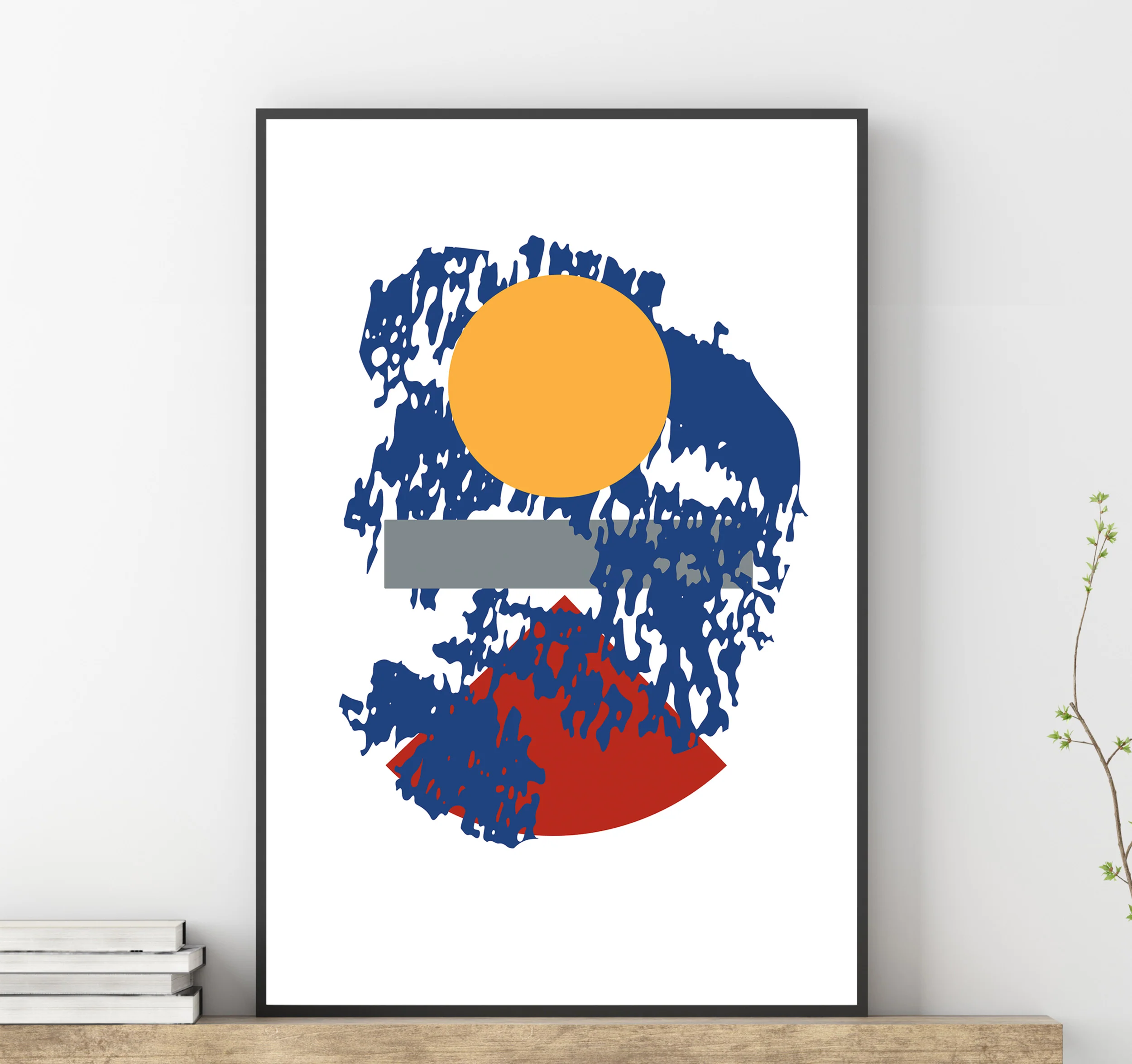 Printable Art | Flying Shapes 1