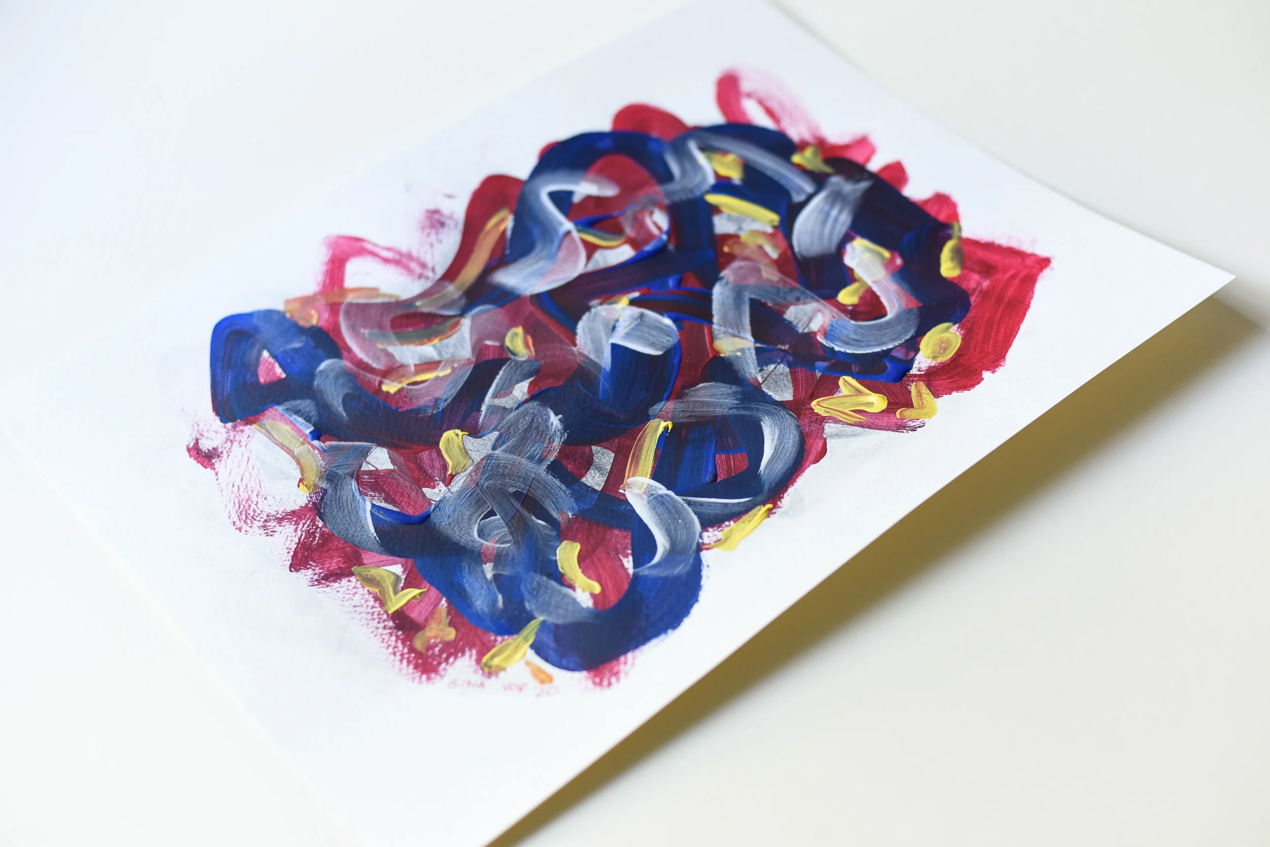 Painting on Paper | Abstract No. 6 - Image 2