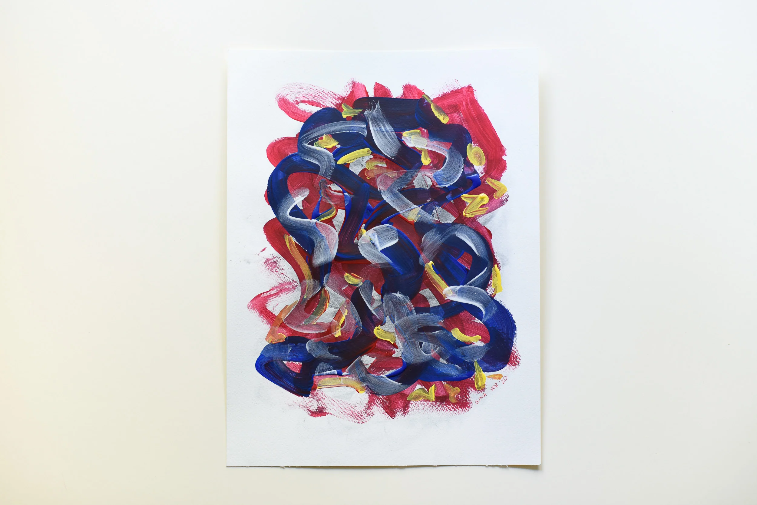 Painting on Paper | Abstract No. 6 - Image 3