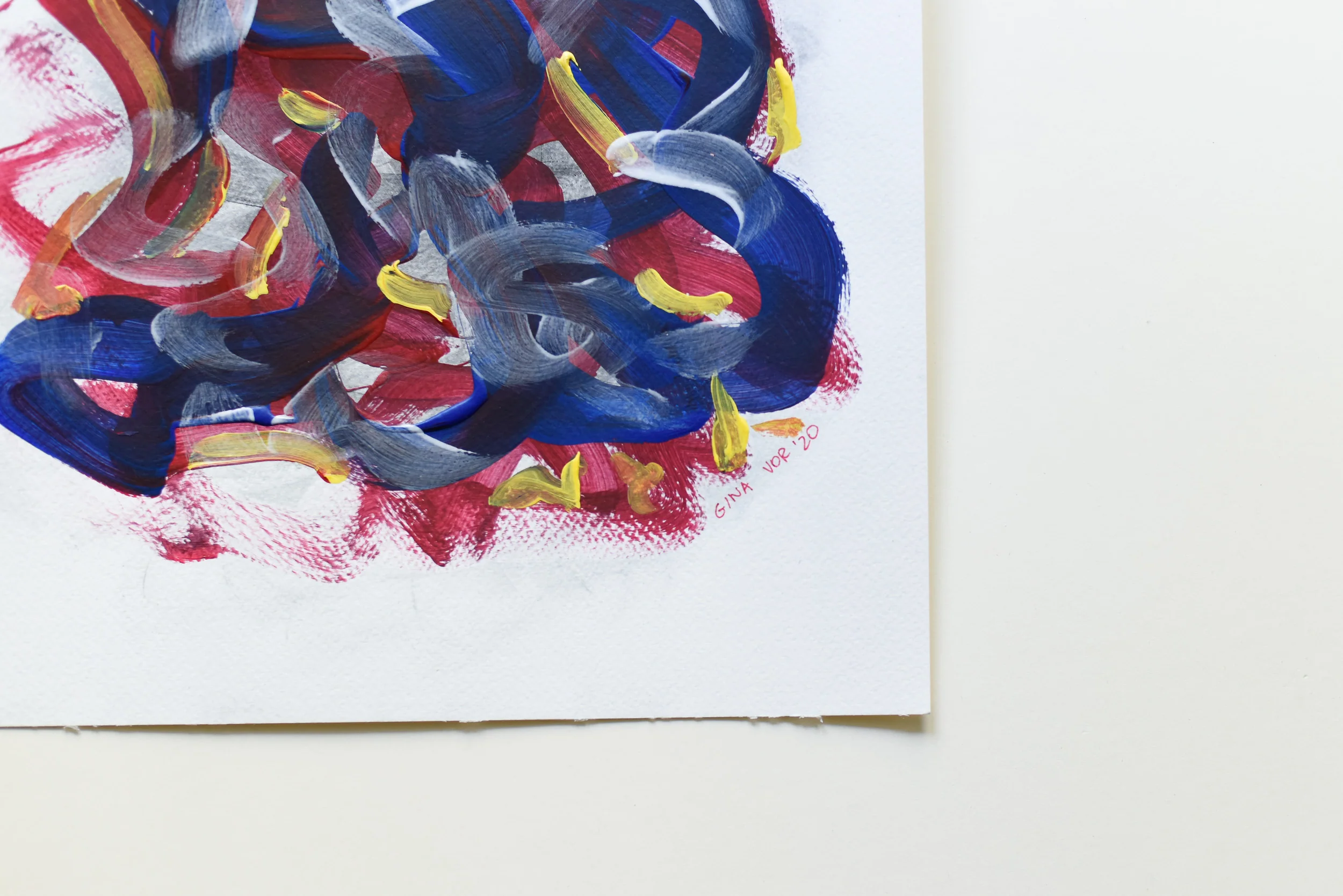 Painting on Paper | Abstract No. 6 - Image 4