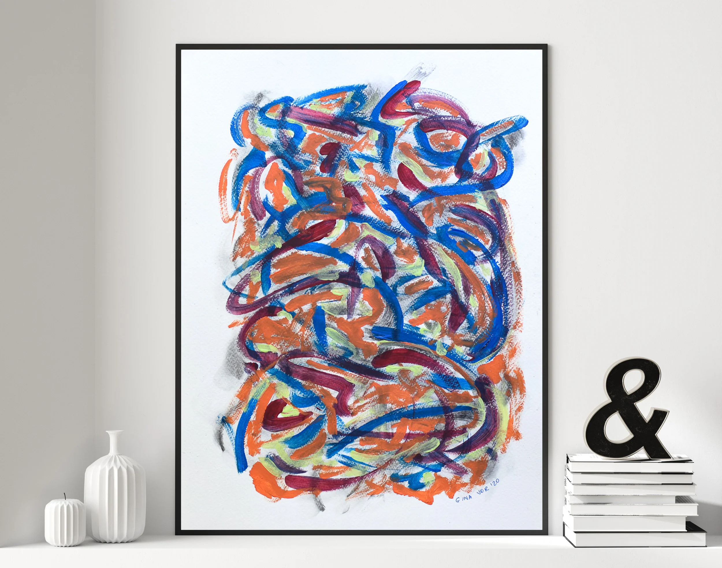 Painting on Paper | Abstract No. 8