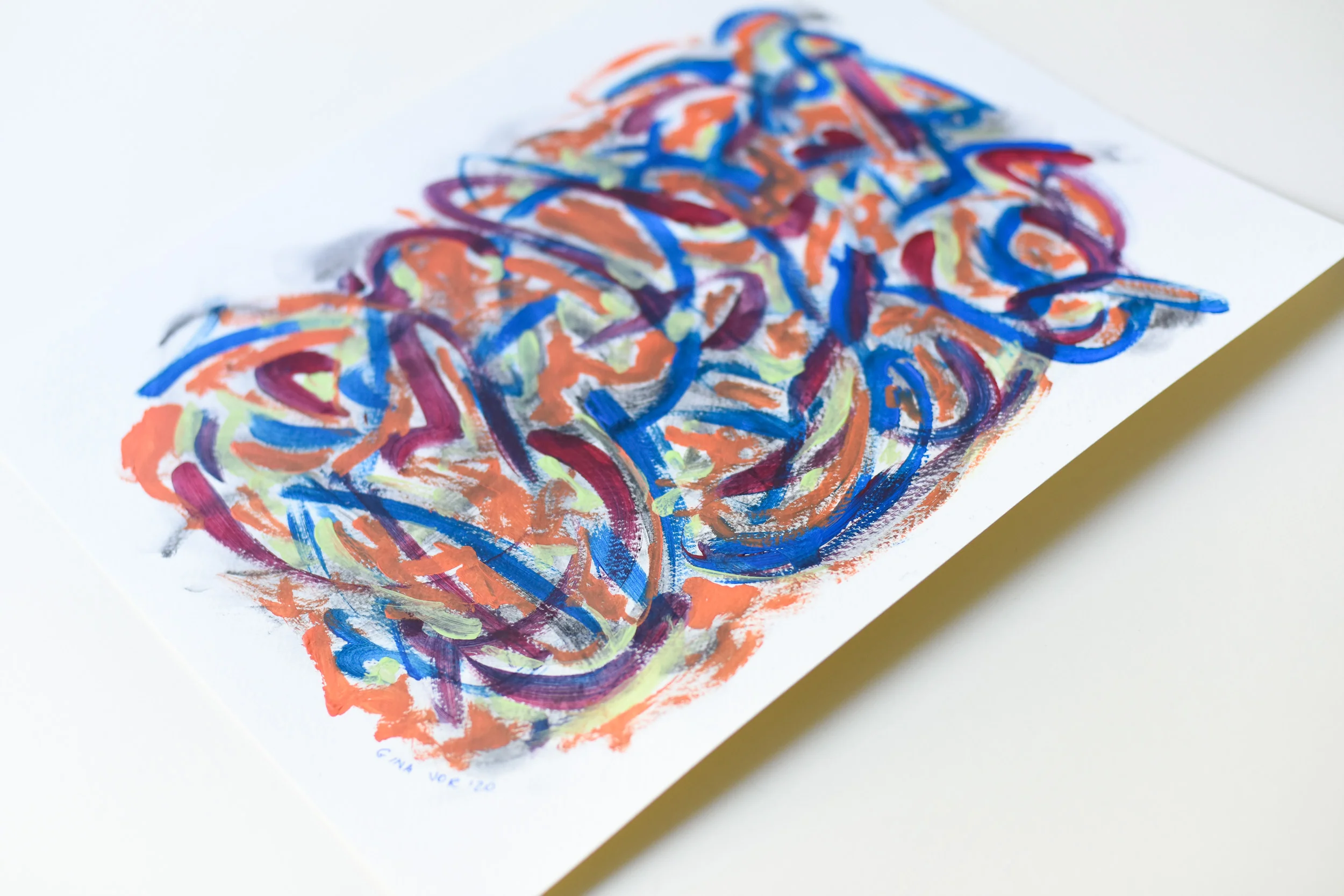 Painting on Paper | Abstract No. 8 - Image 2