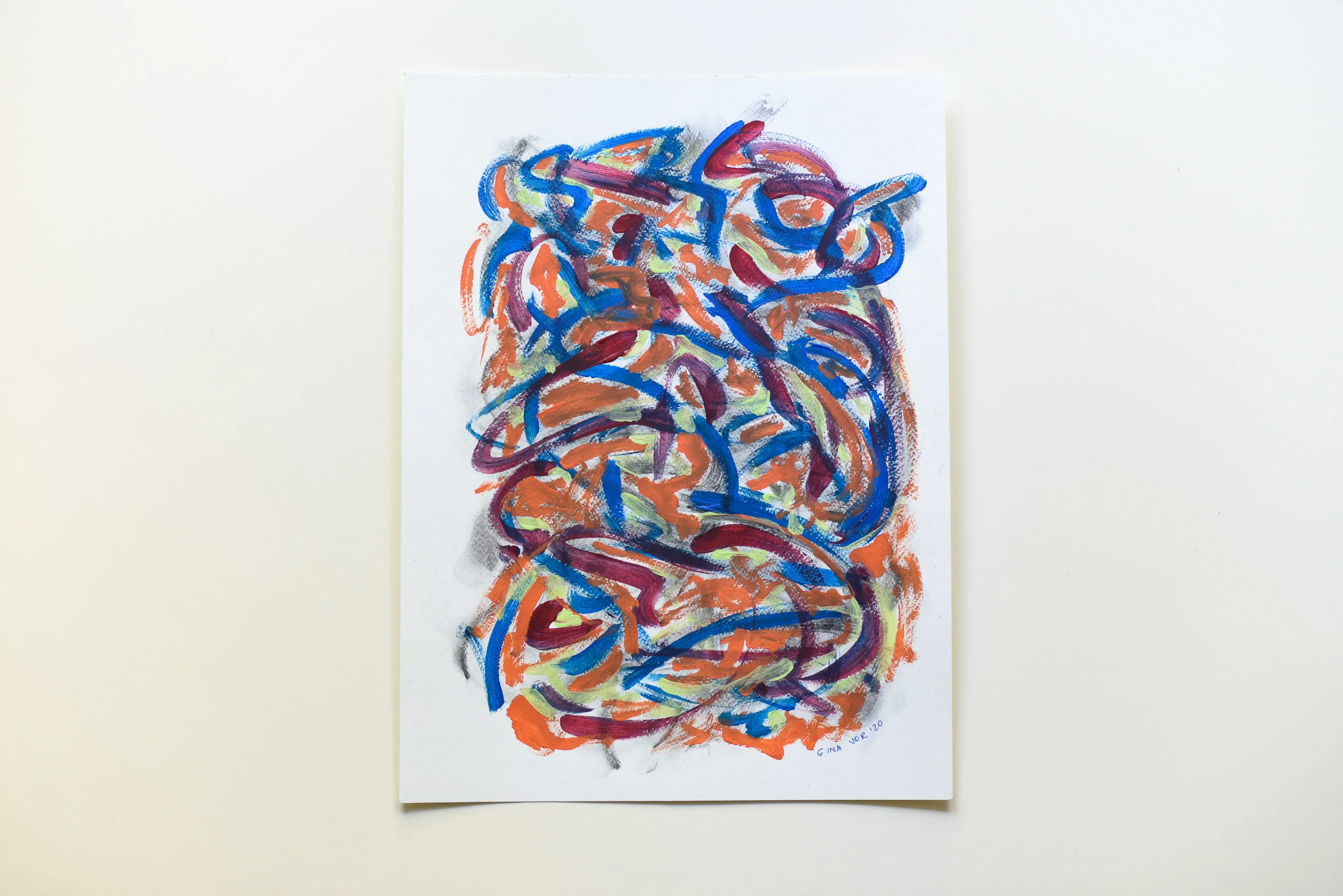 Painting on Paper | Abstract No. 8 - Image 3