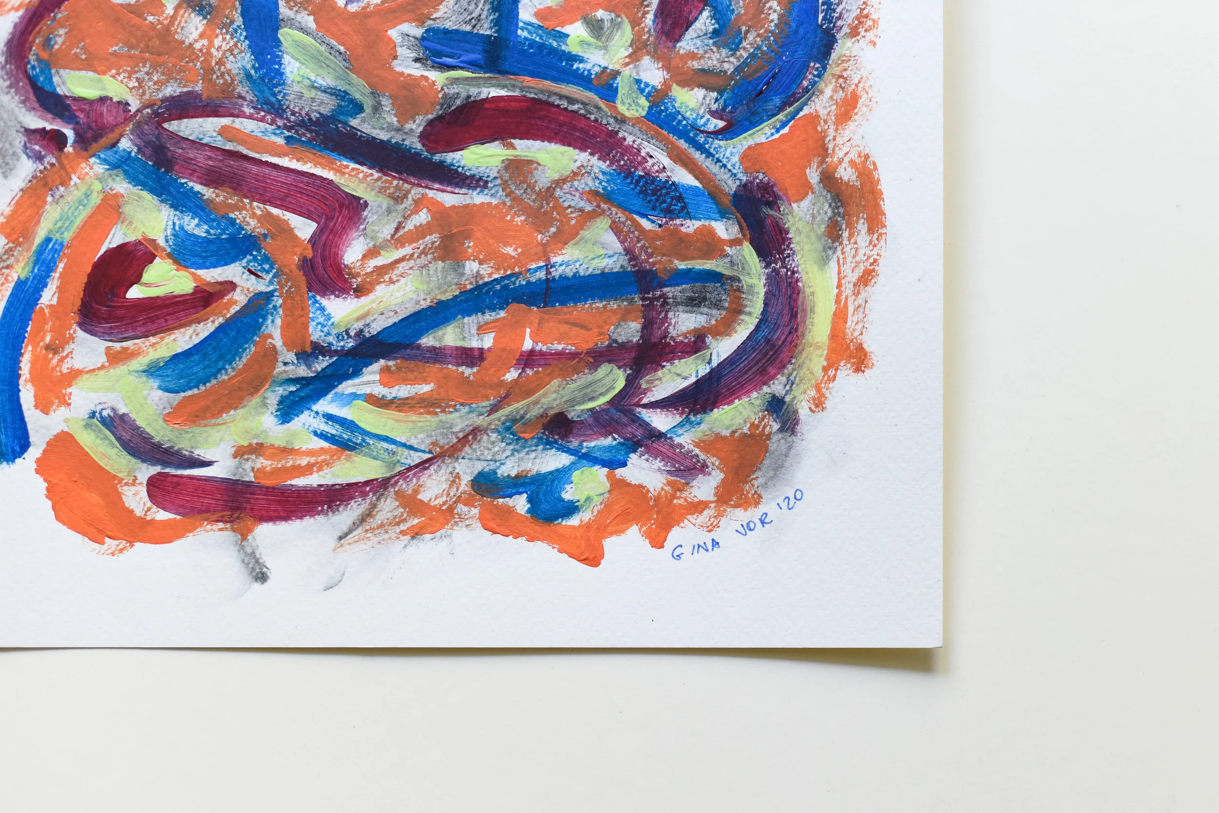 Painting on Paper | Abstract No. 8 - Image 4