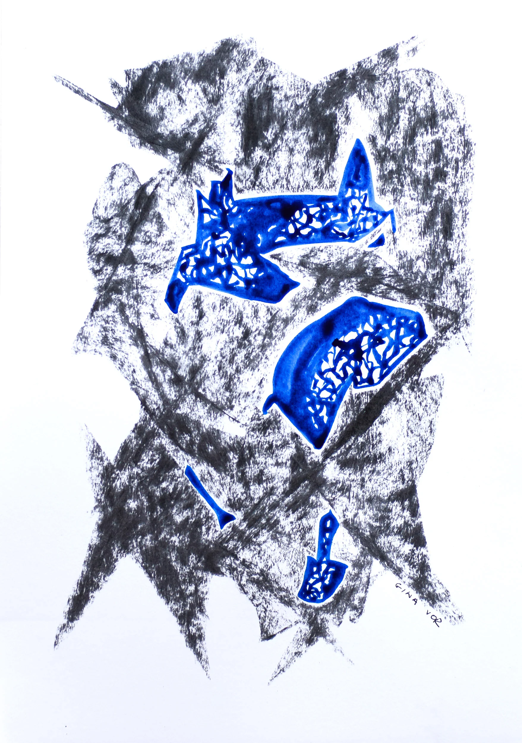 Charcoal Drawing | Brain Power 3 - Image 3