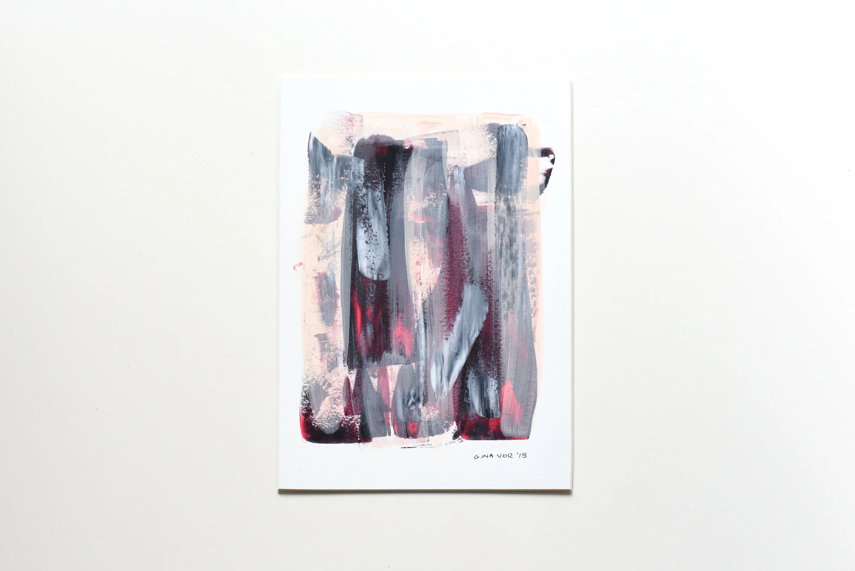 Painting on Cardboard | Abstract No. 6 - Image 4