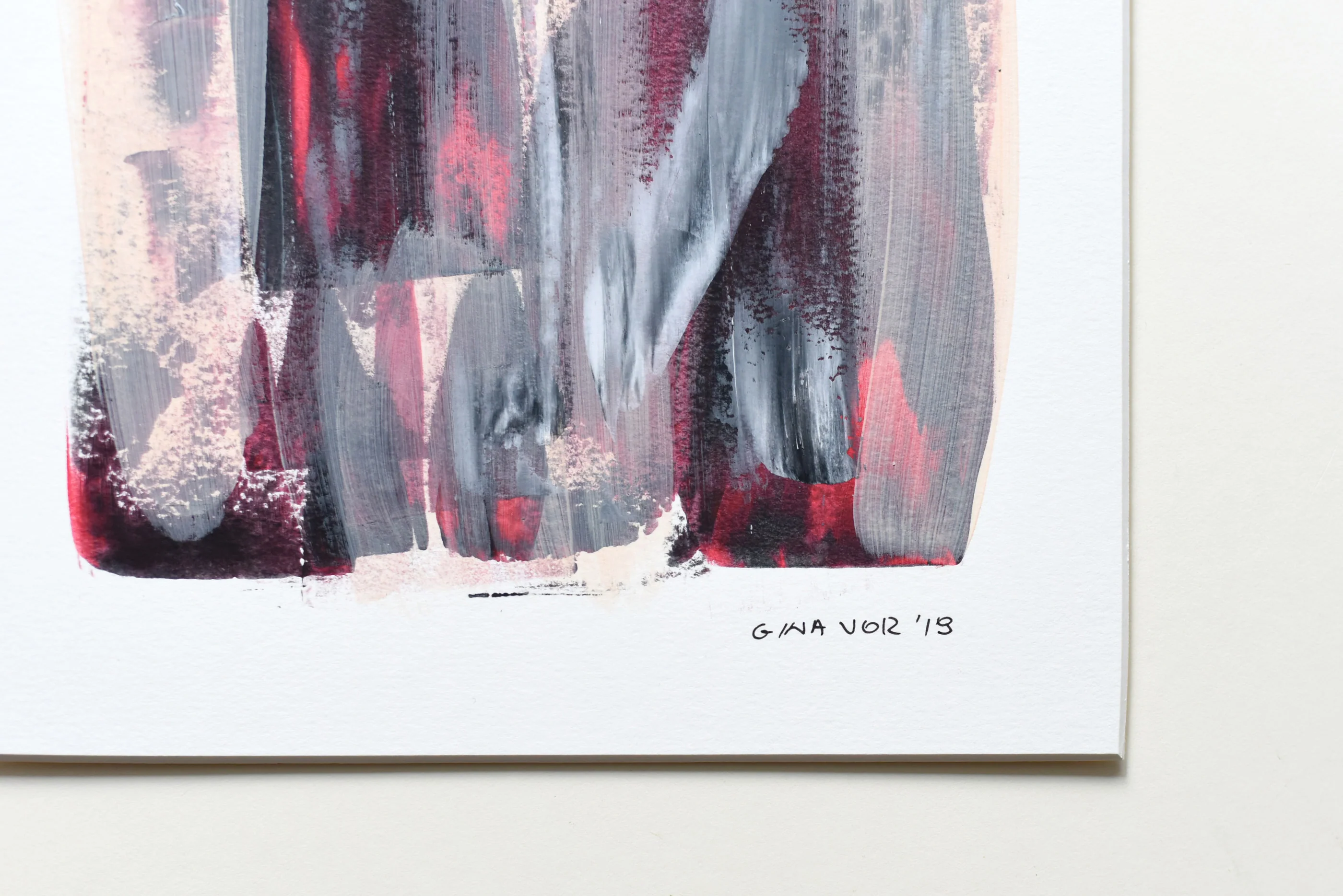 Painting on Cardboard | Abstract No. 6 - Image 5