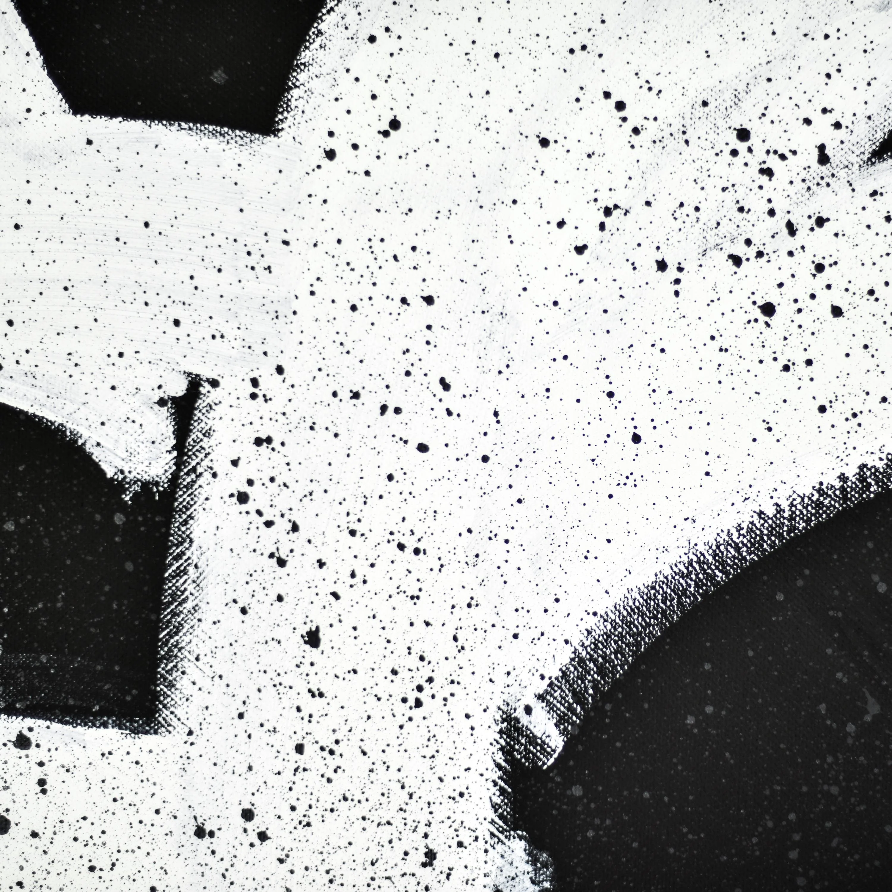 Abstract Painting | White And Black 4 - Image 5