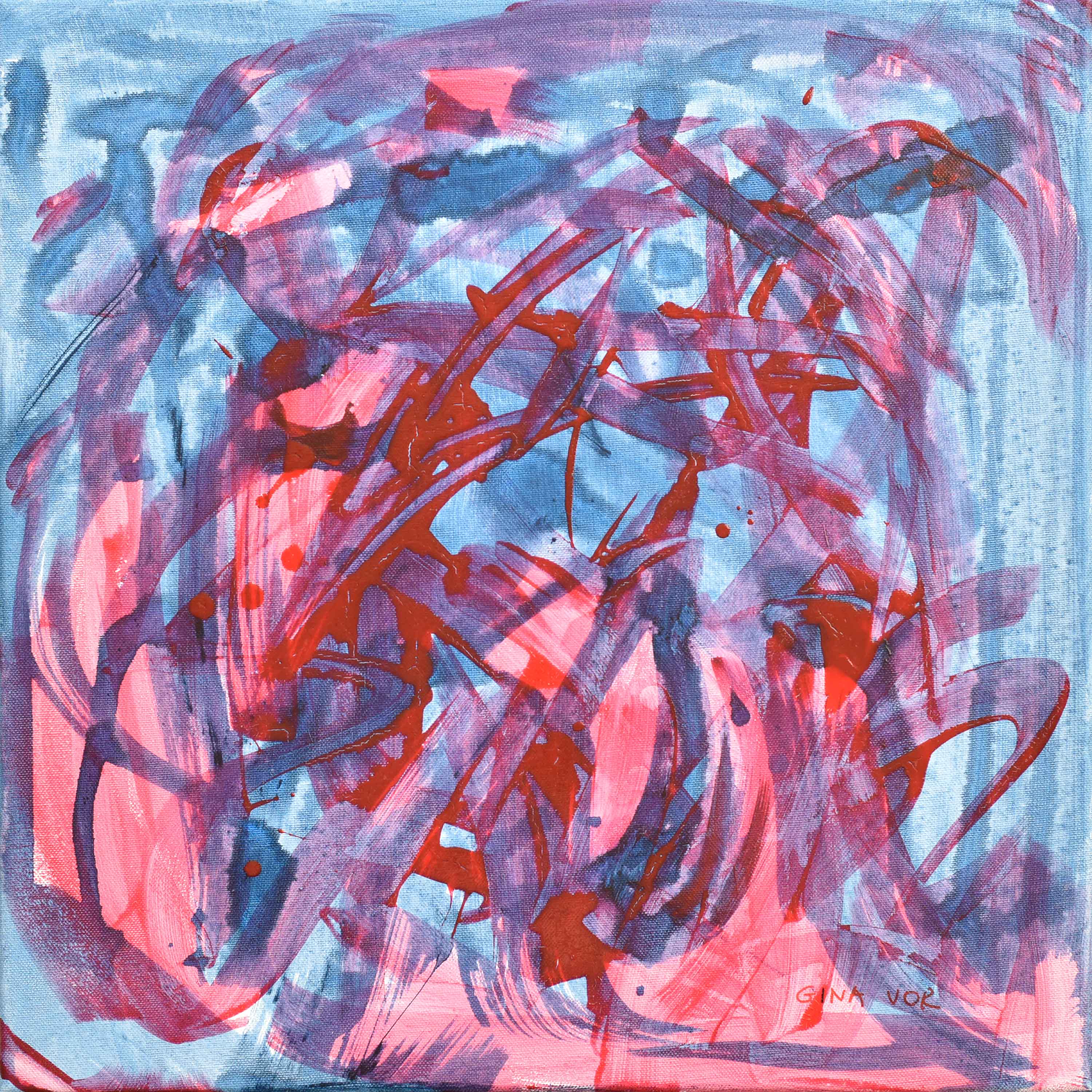 Abstract Painting | Aqua 1