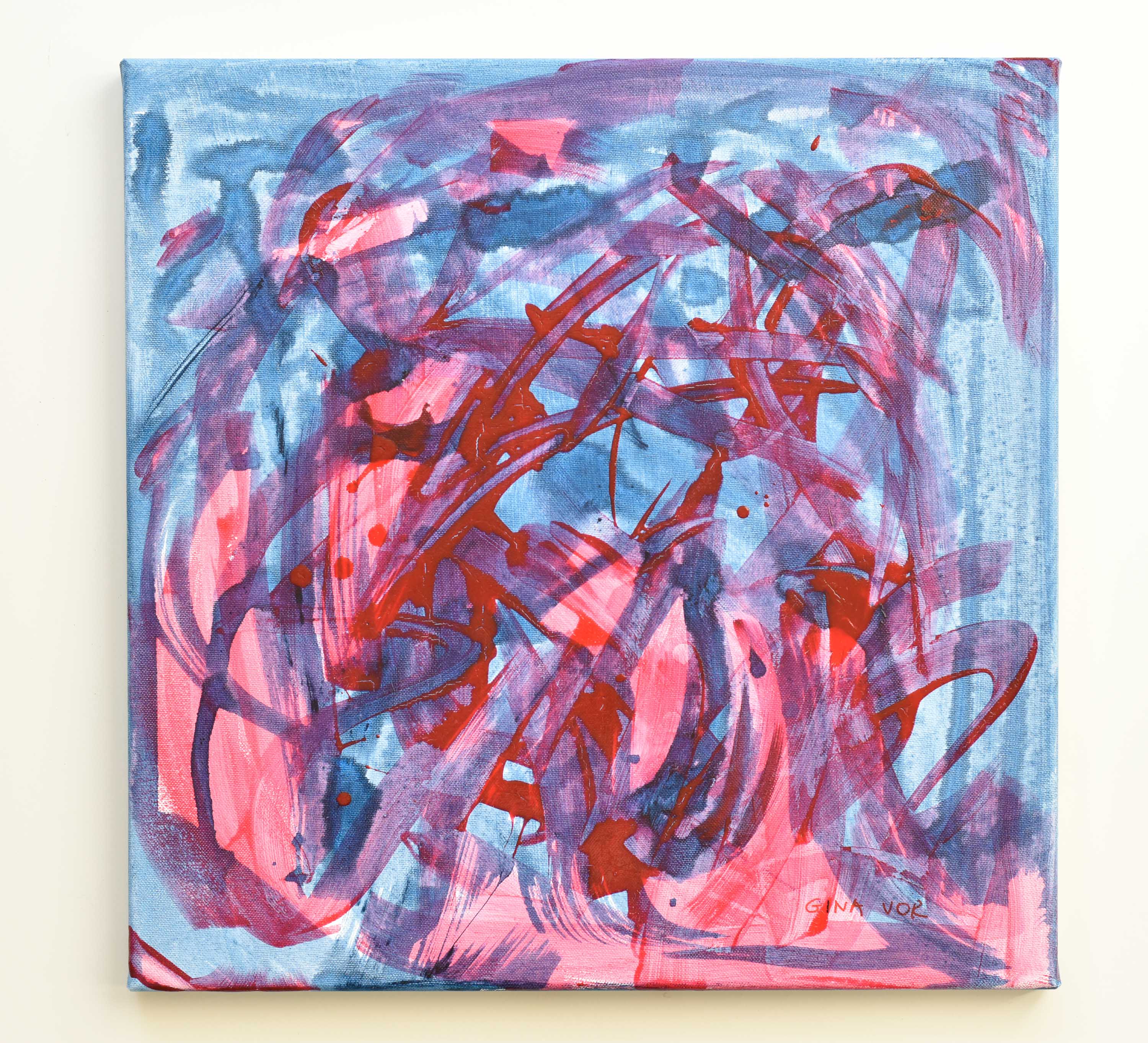 Abstract Painting | Aqua 1 - Image 4
