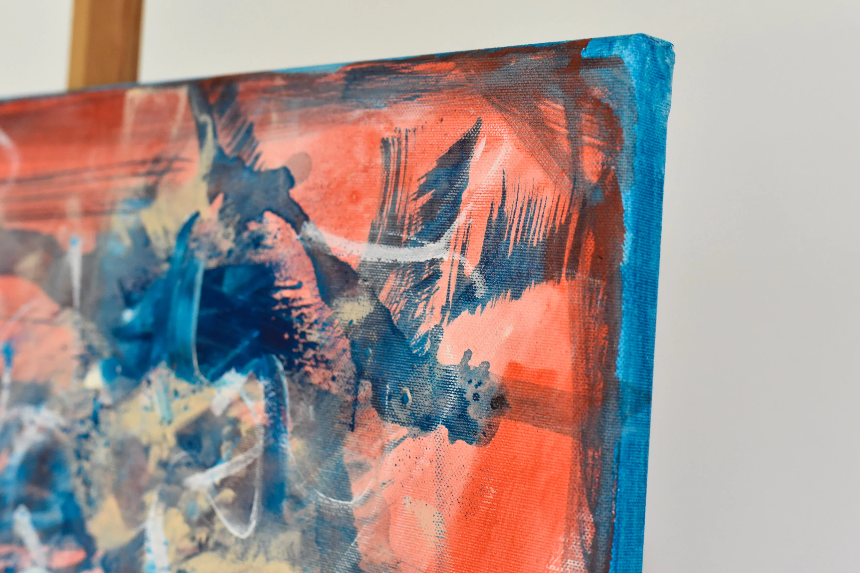 Abstract Painting | Aqua 3 - Image 4