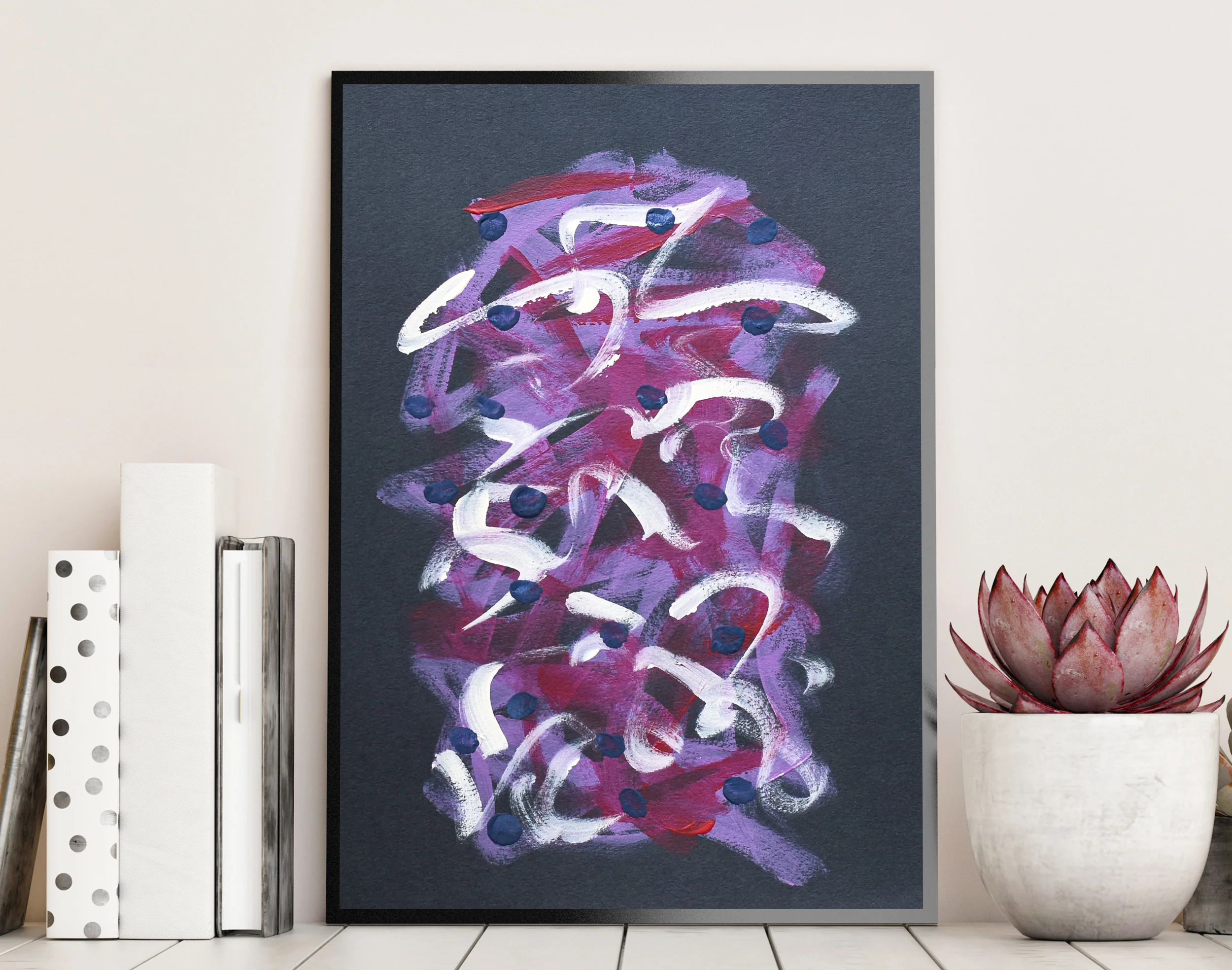 Painting on Paper | Black Art 3-1