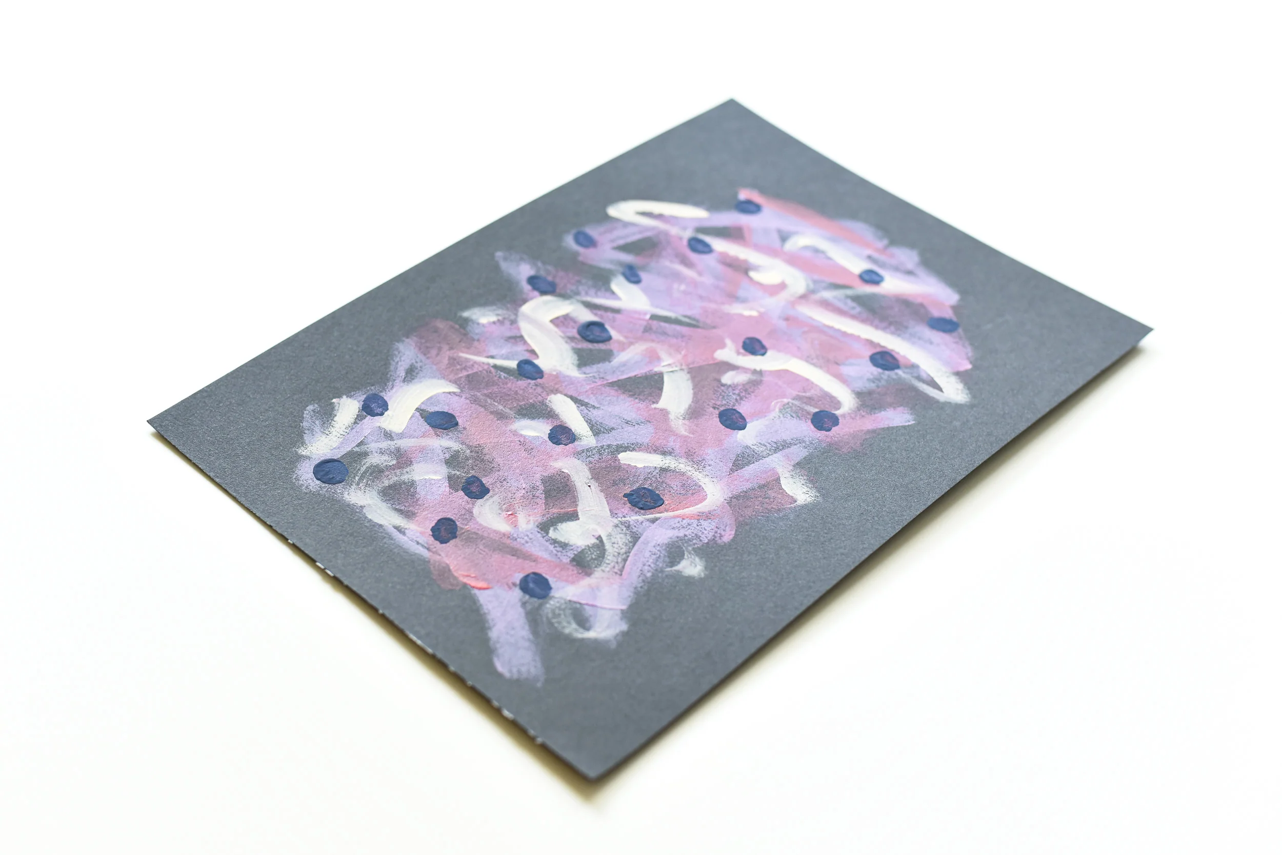 Painting on Paper | Black Art 3-1 - Image 2
