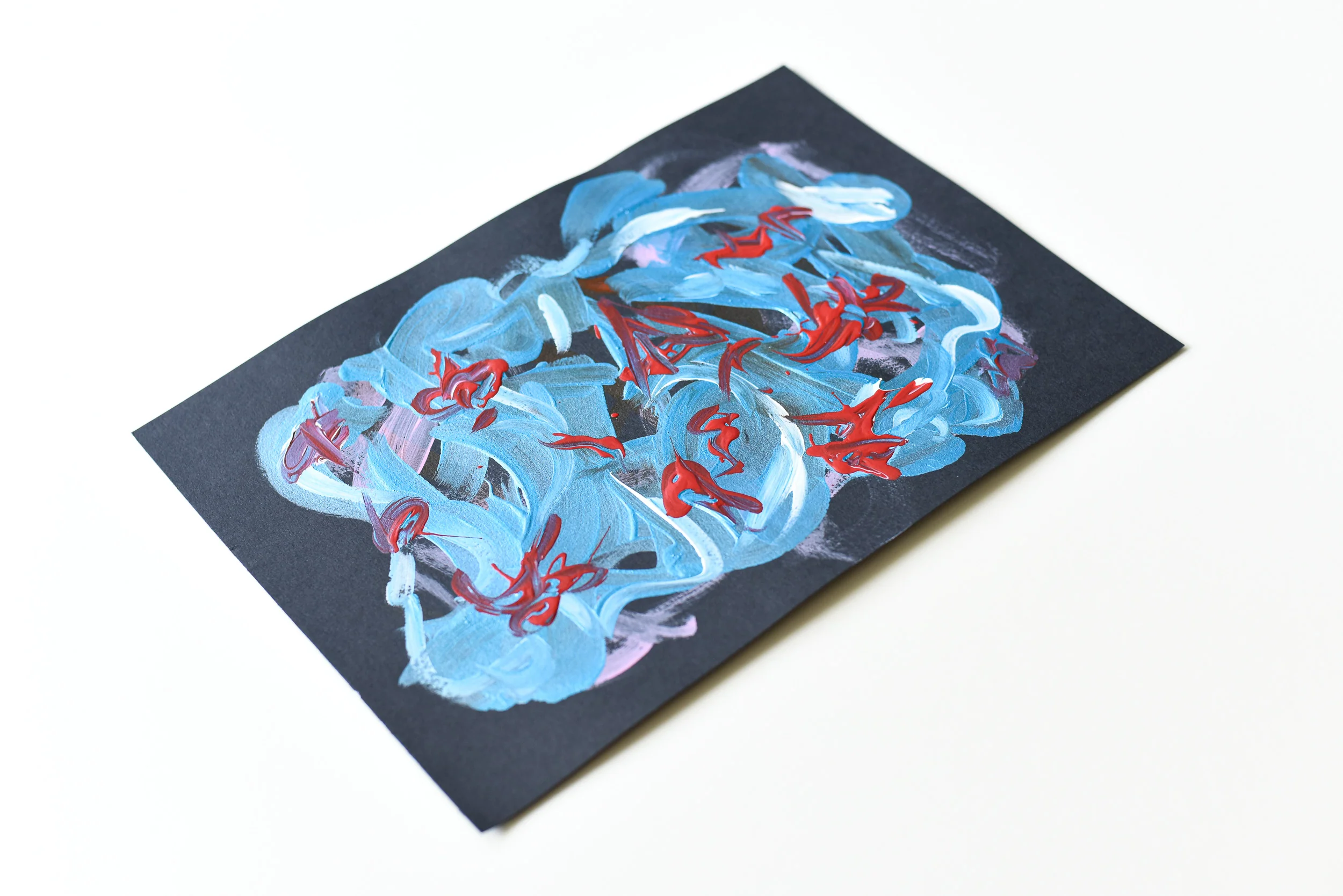 Painting on Paper | Black Art 4 - Image 2