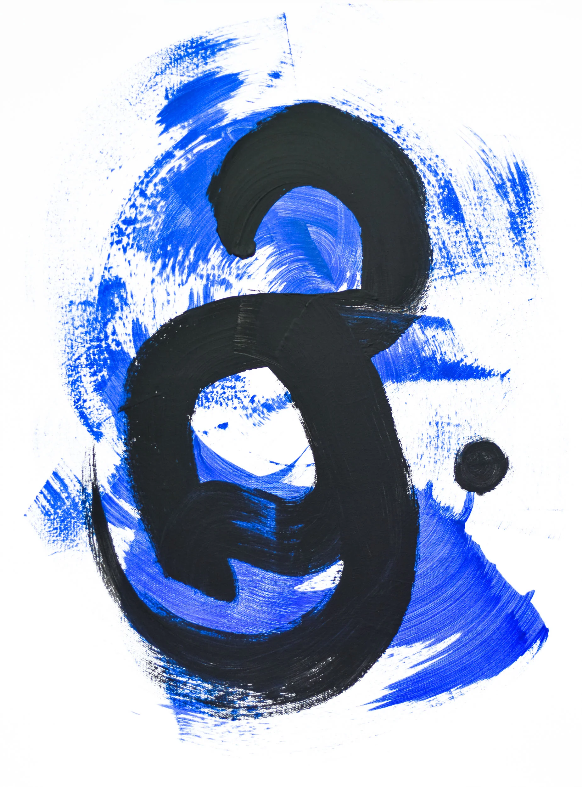 Abstract Painting | Blue Sign No. 3 - Image 2
