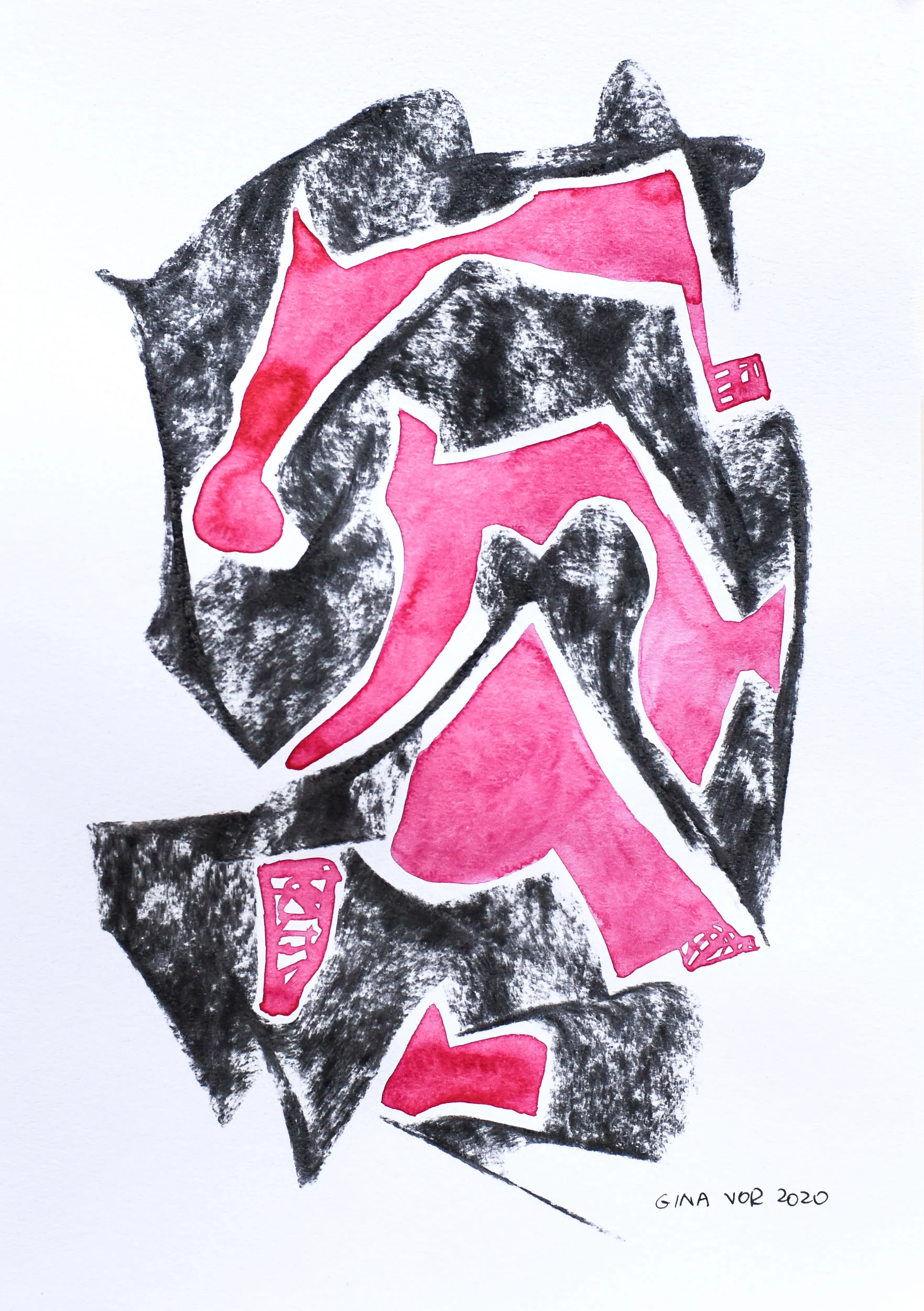 Charcoal Drawing | Brain Power 1 - Image 4