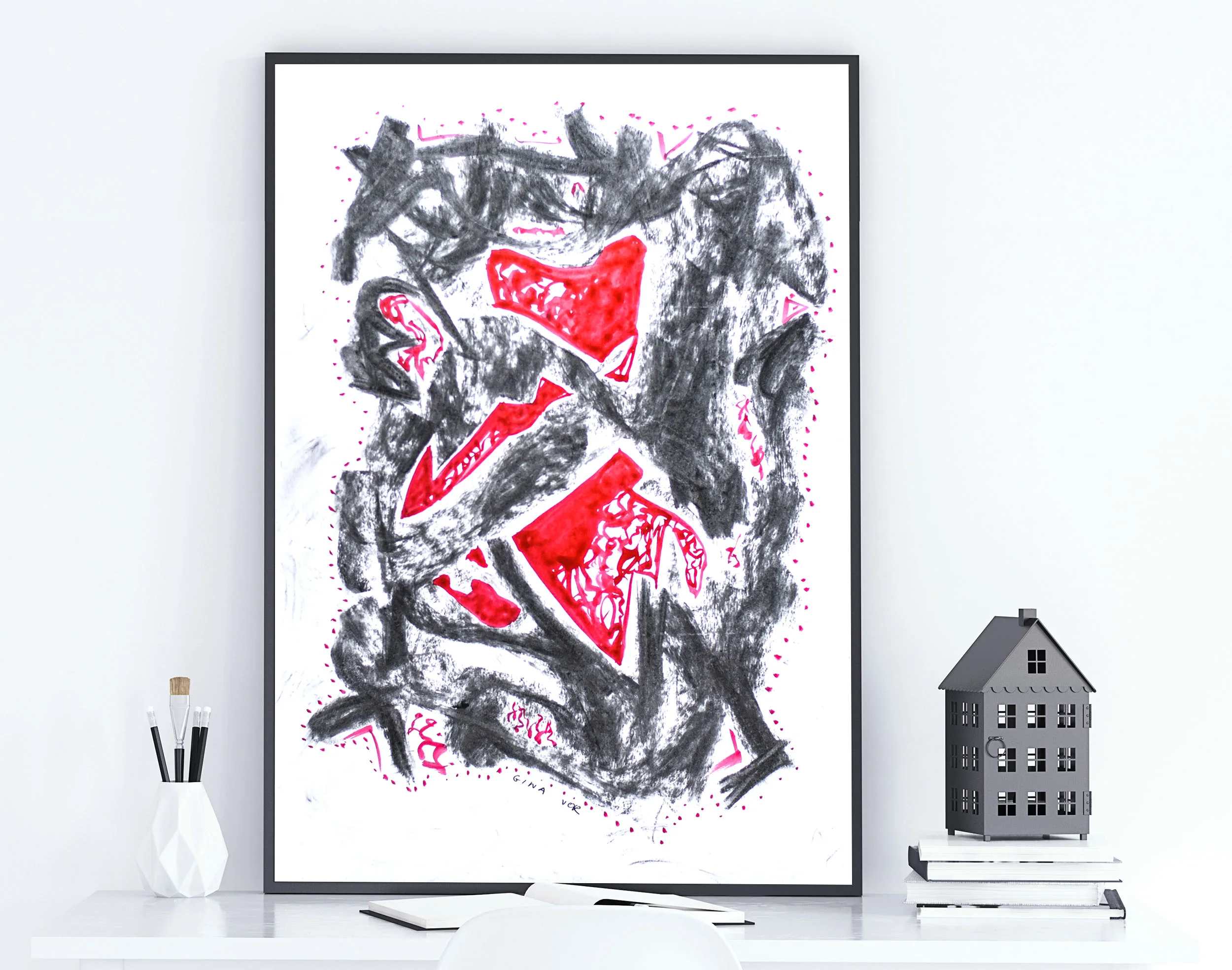Abstract Drawing | Brain Power 10