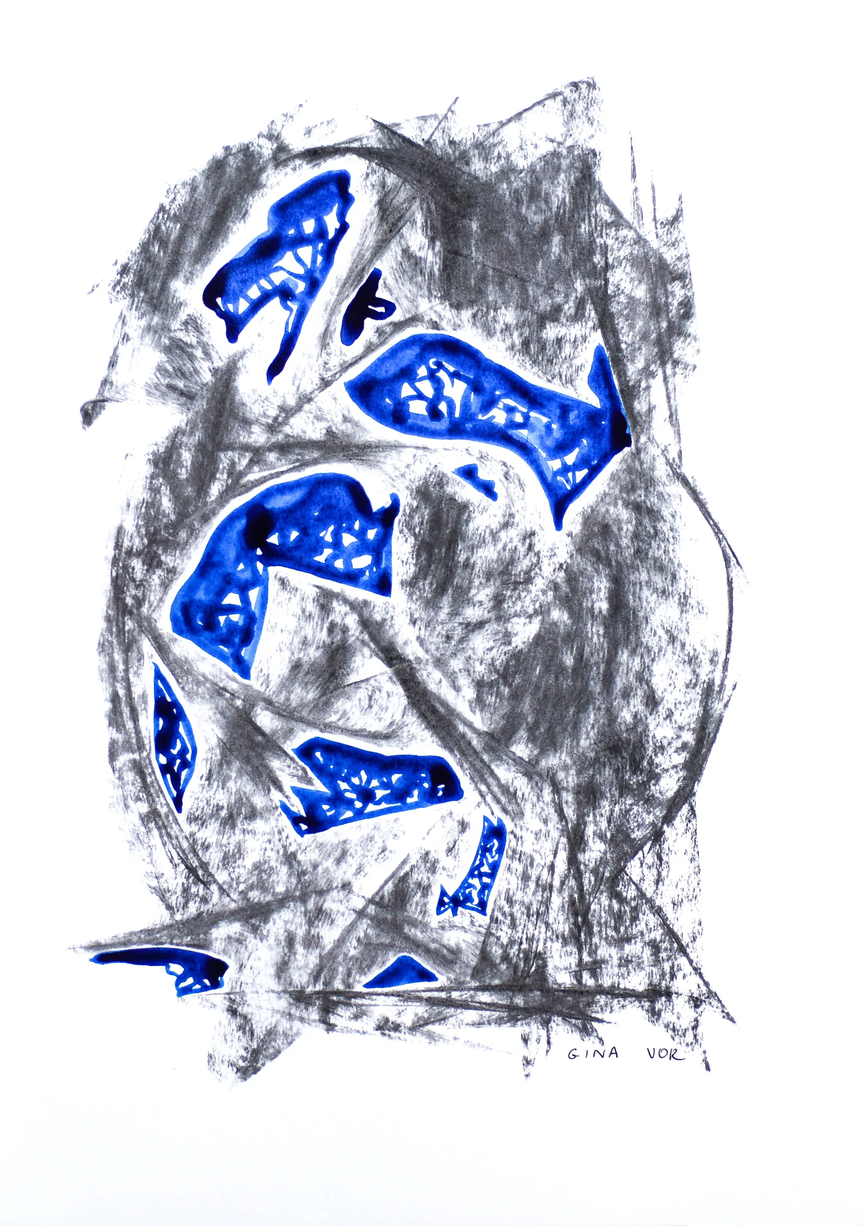 Charcoal Drawing | Brain Power 5 - Image 4