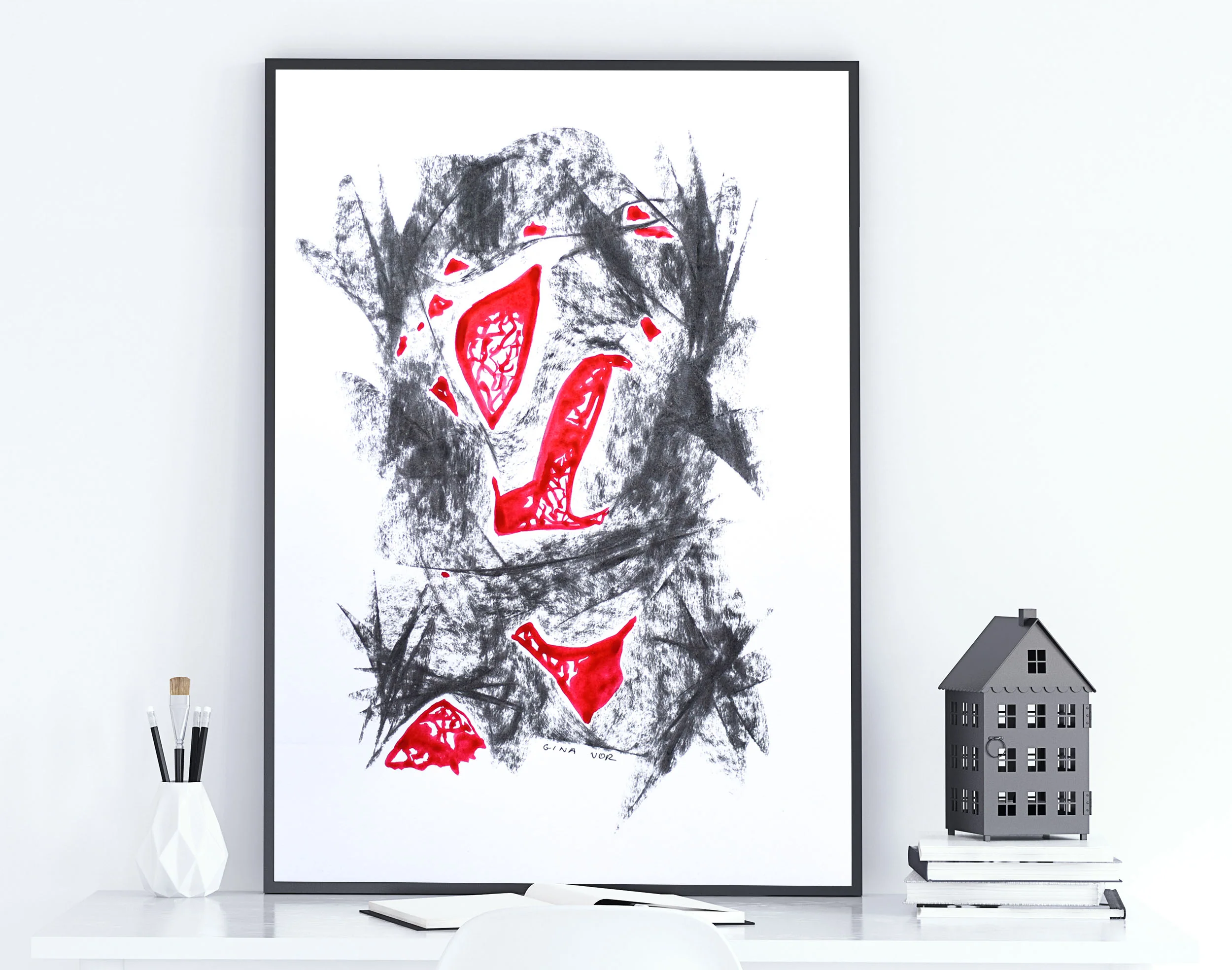 Abstract Drawing | Brain Power 9