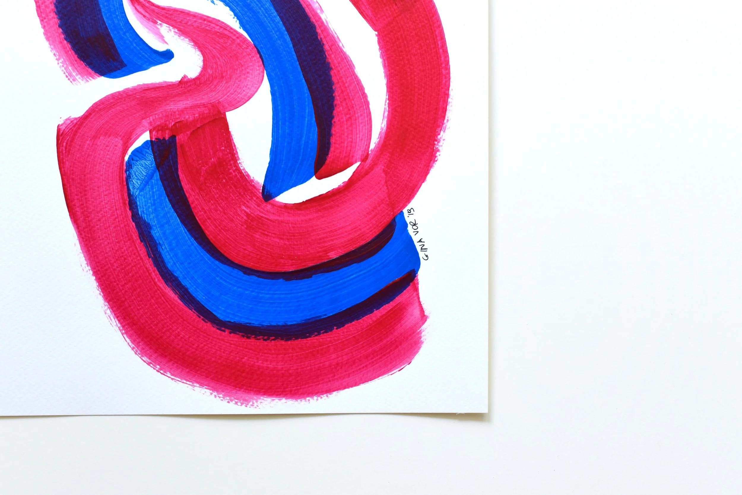 Painting on Paper | Sky and Cherries 2 - Image 4