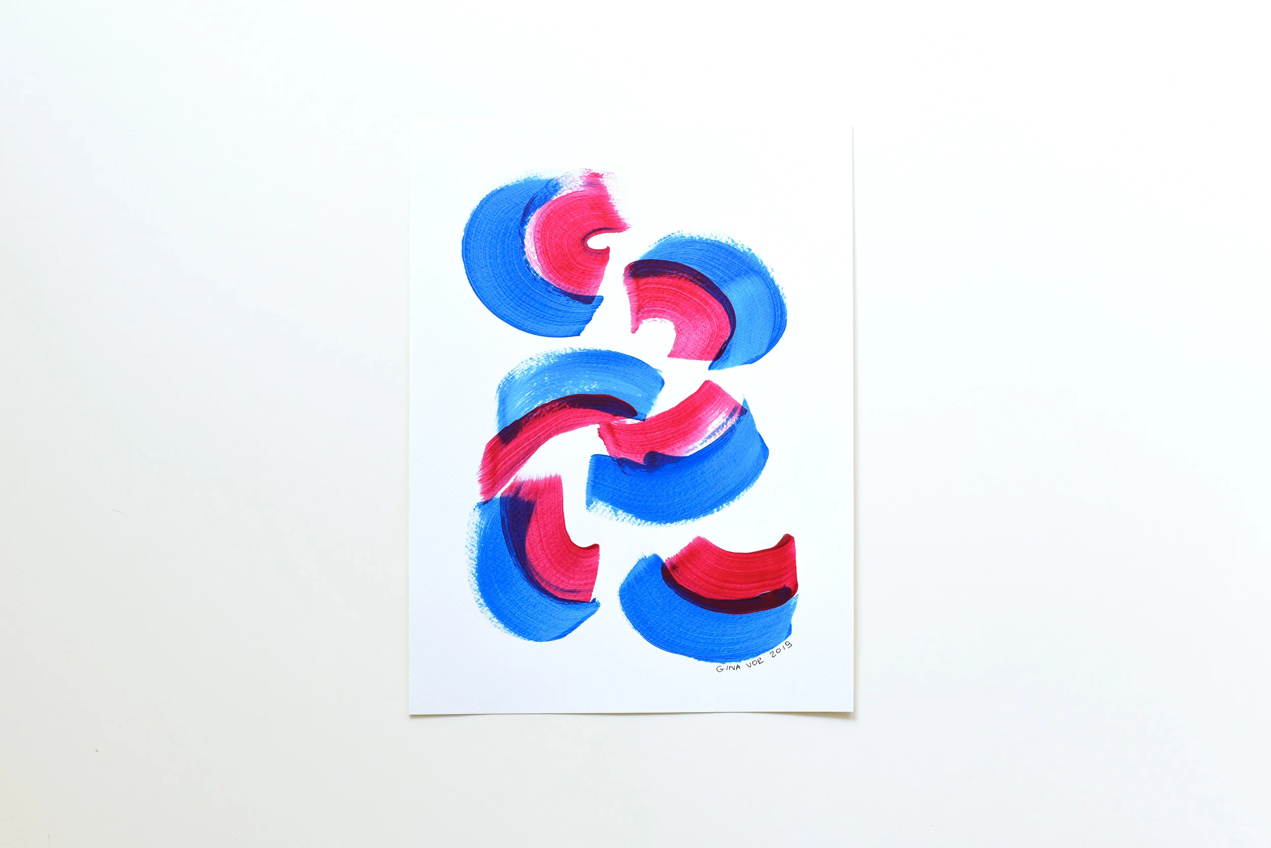 Painting on Paper | Sky and Cherries 4 - Image 3