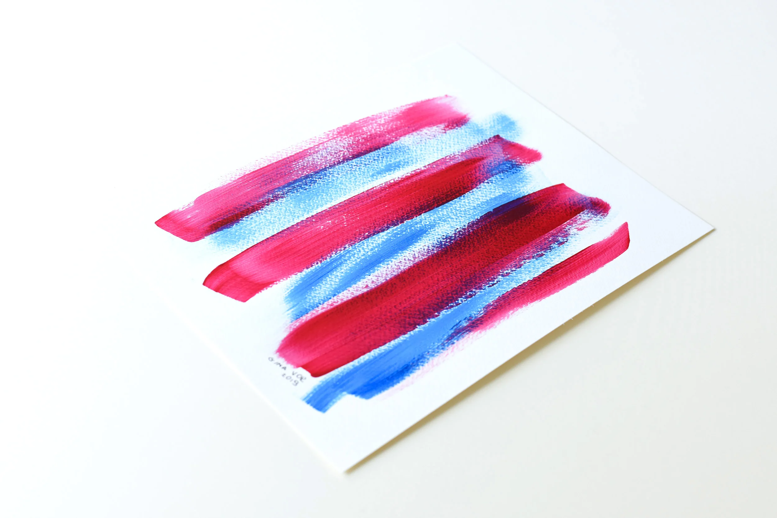 Painting on Paper | Sky and Cherries 5 - Image 2