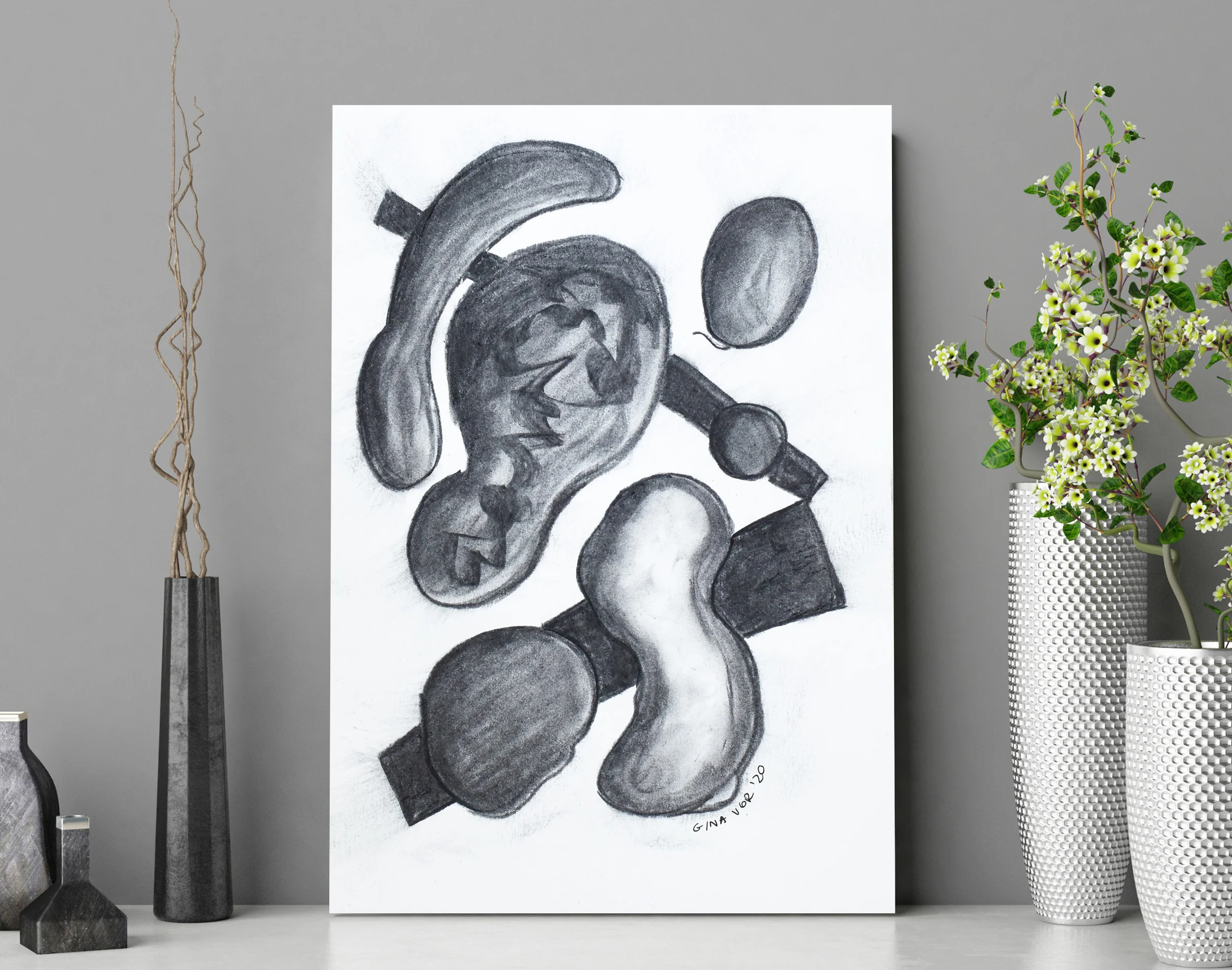 Charcoal Drawing | Life Forms