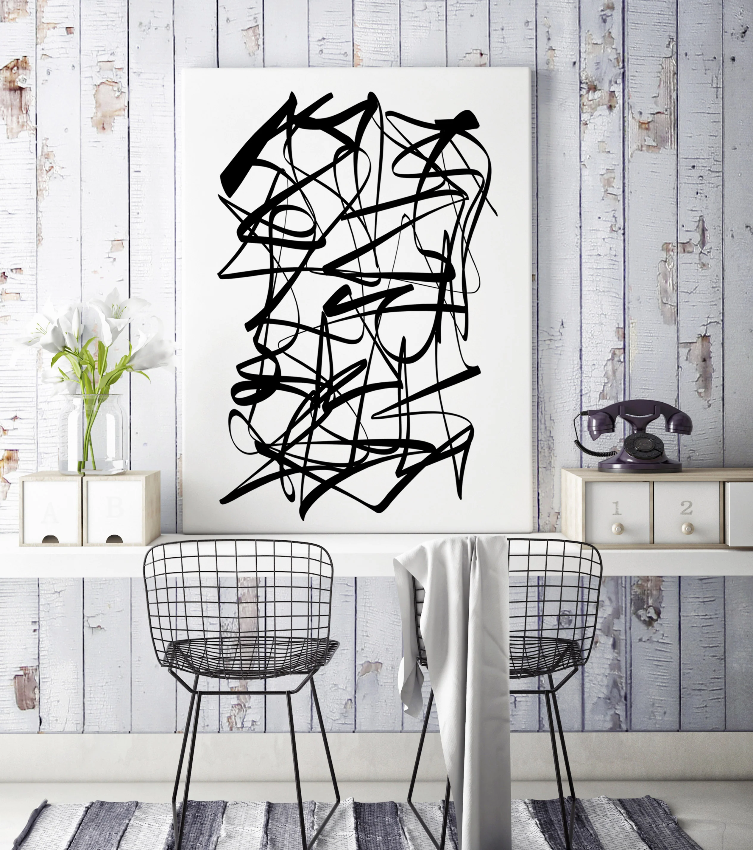 Printable Wall Art | Loops 9 - Image 3