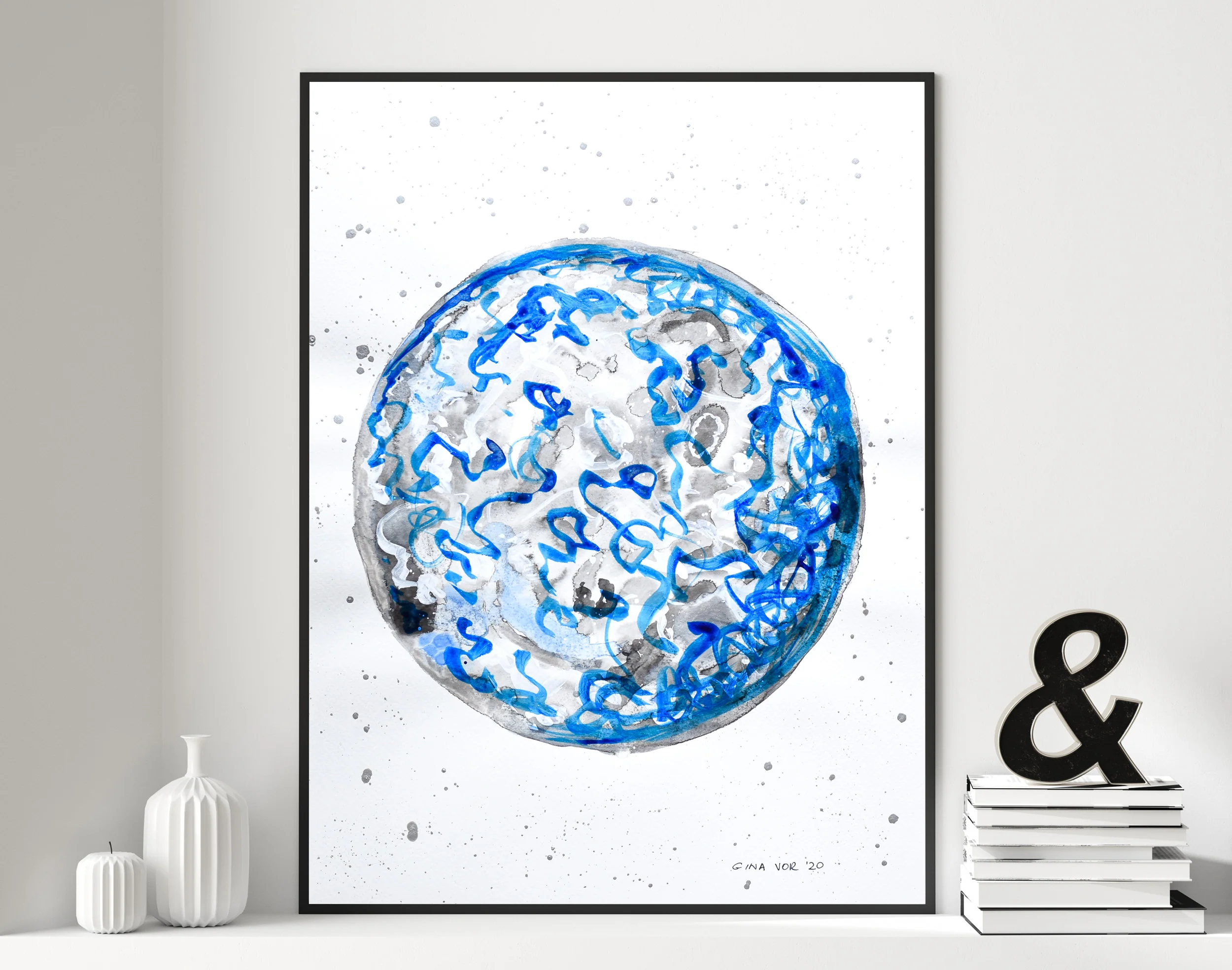 Painting on Paper | Moon
