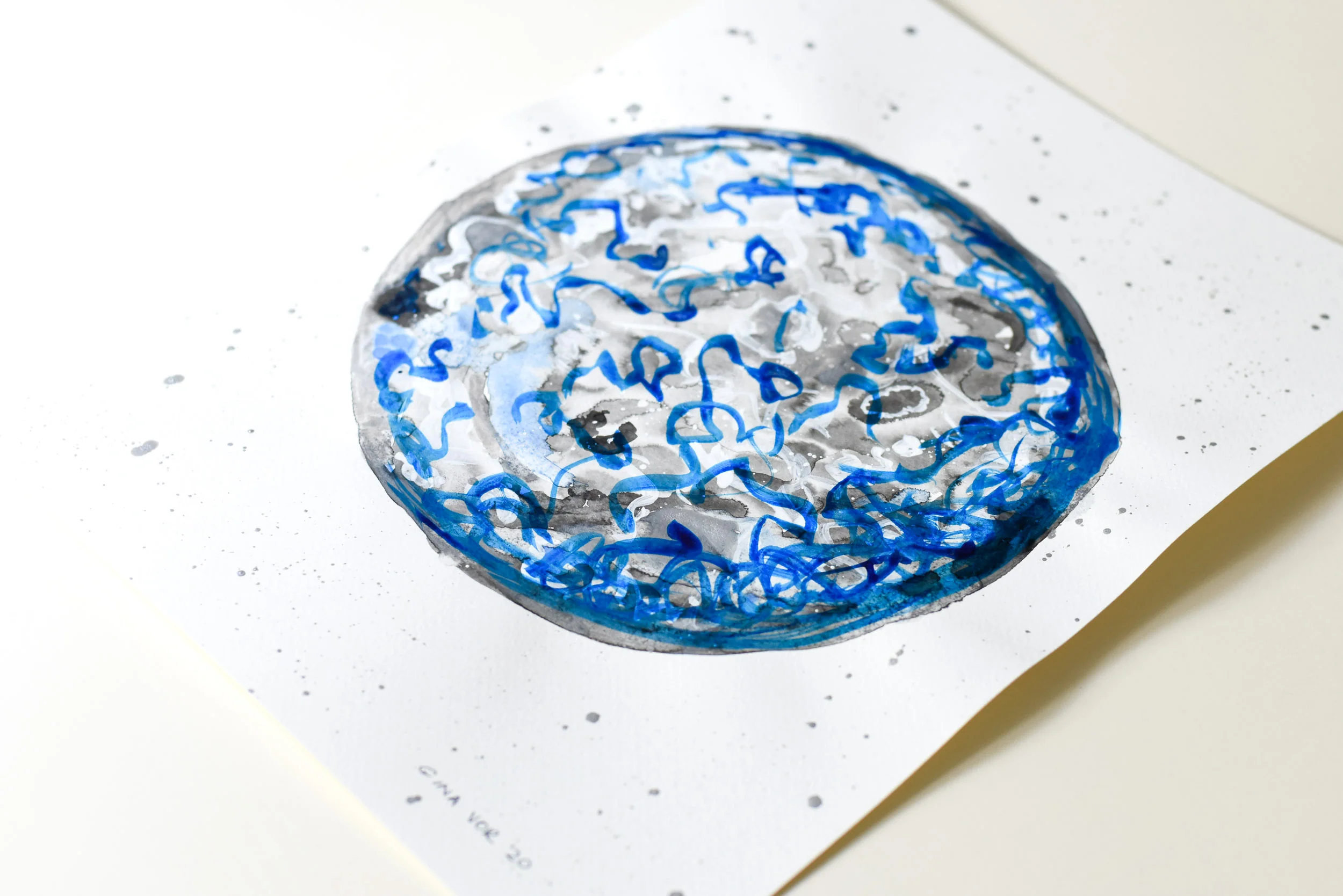 Painting on Paper | Moon - Image 2