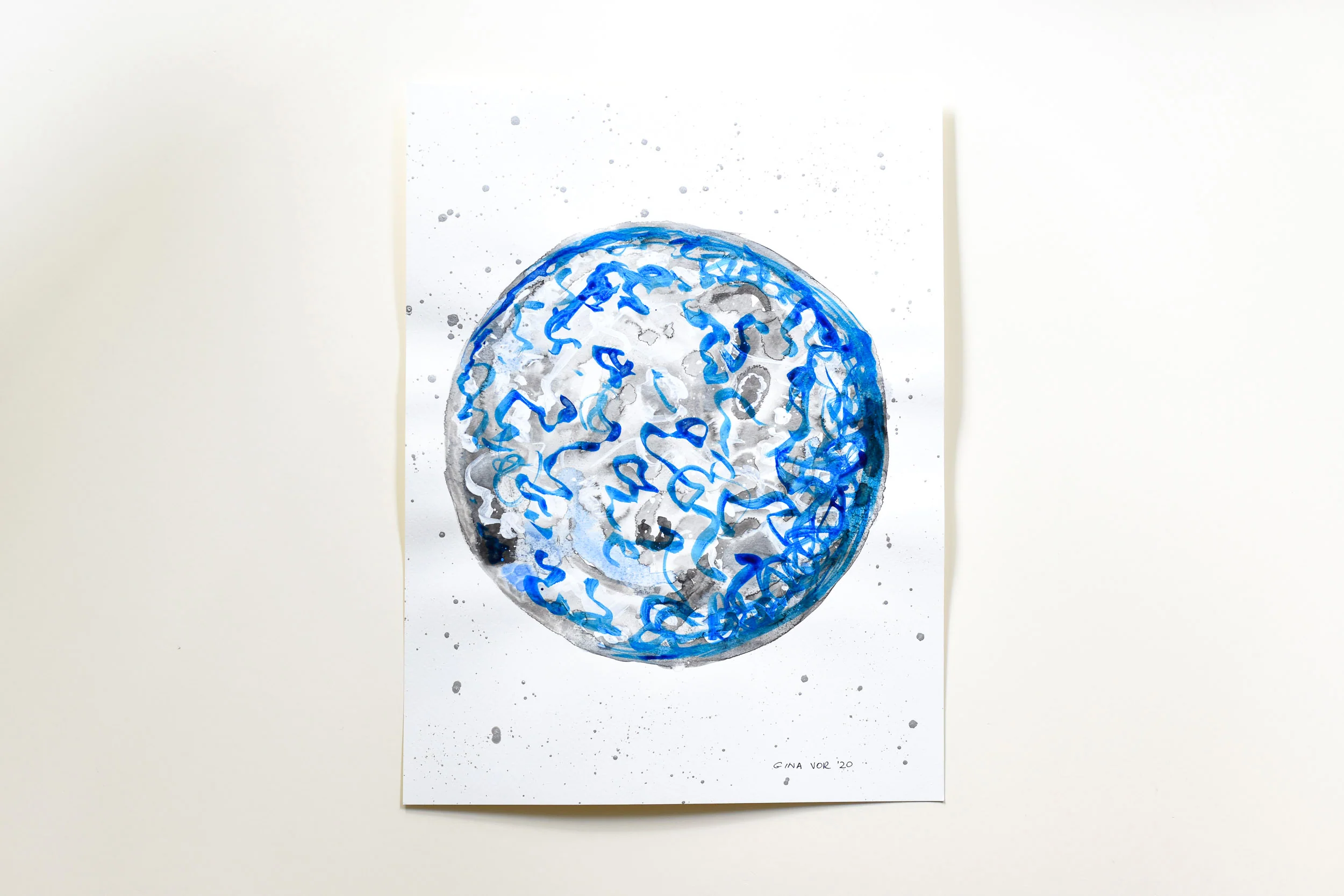 Painting on Paper | Moon - Image 3
