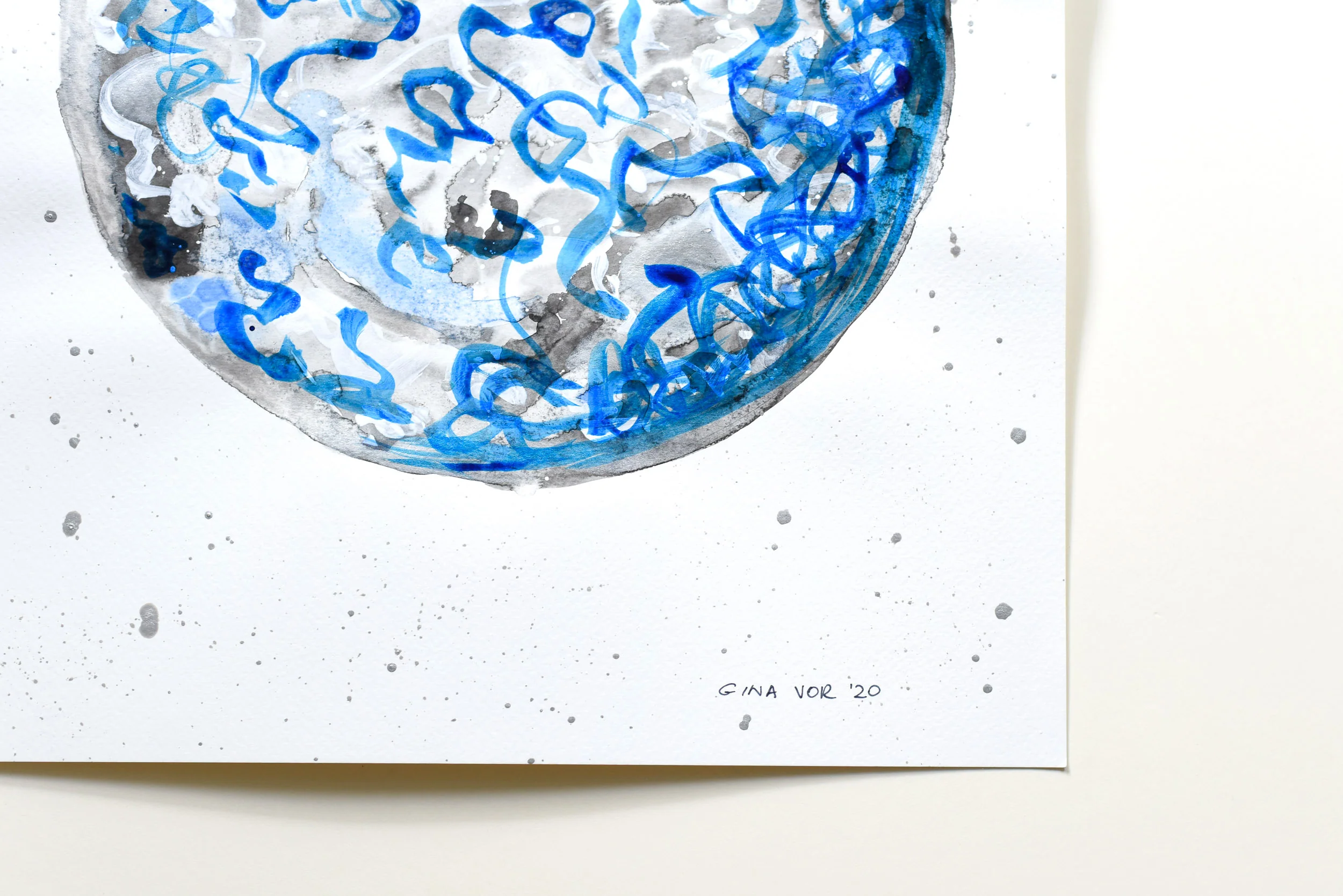 Painting on Paper | Moon - Image 4