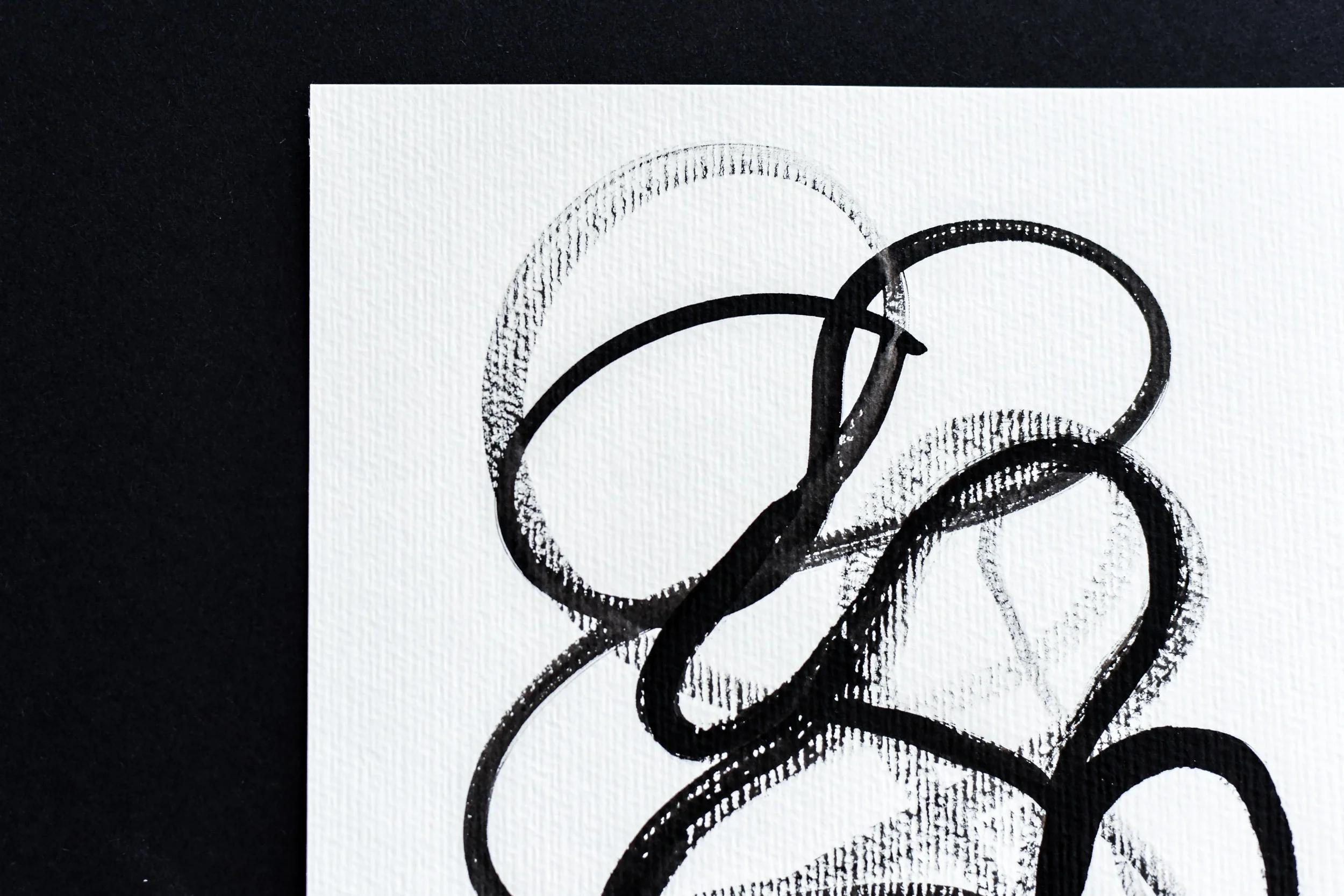 Set of Three Paintings | One Line - Image 3