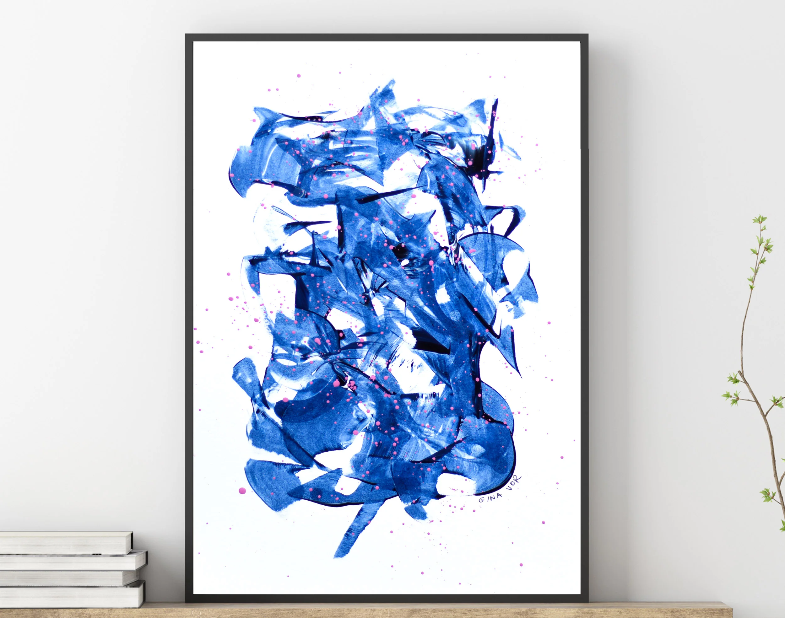 Painting on Paper | Prussian Blue 2