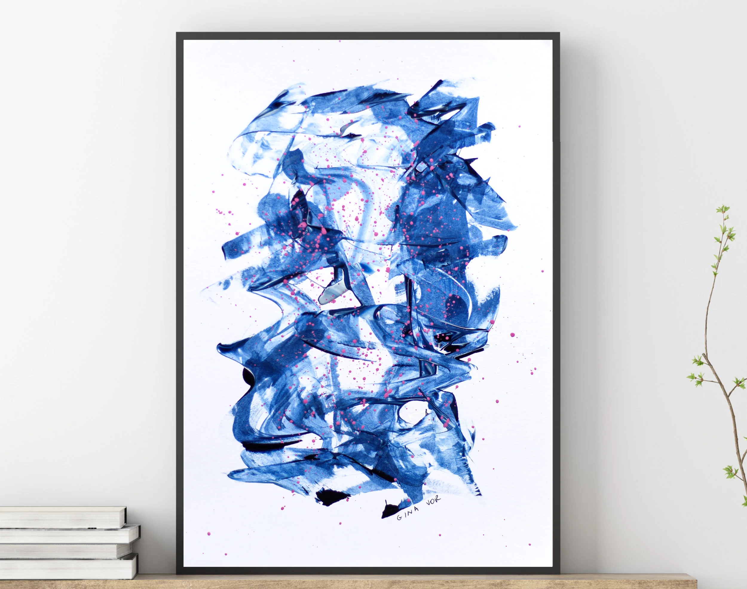 Painting on Paper | Prussian Blue 3