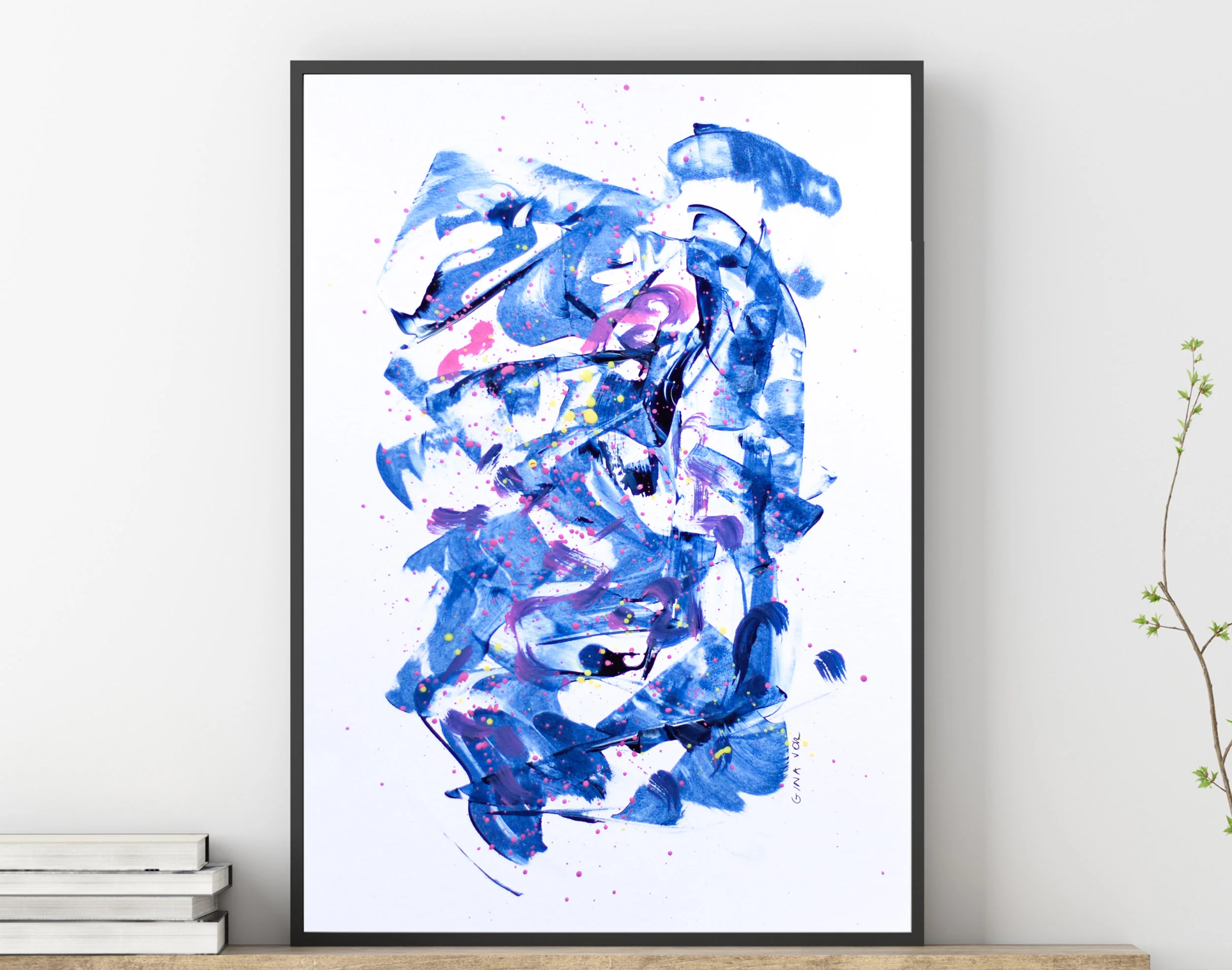 Painting on Paper | Prussian Blue 4