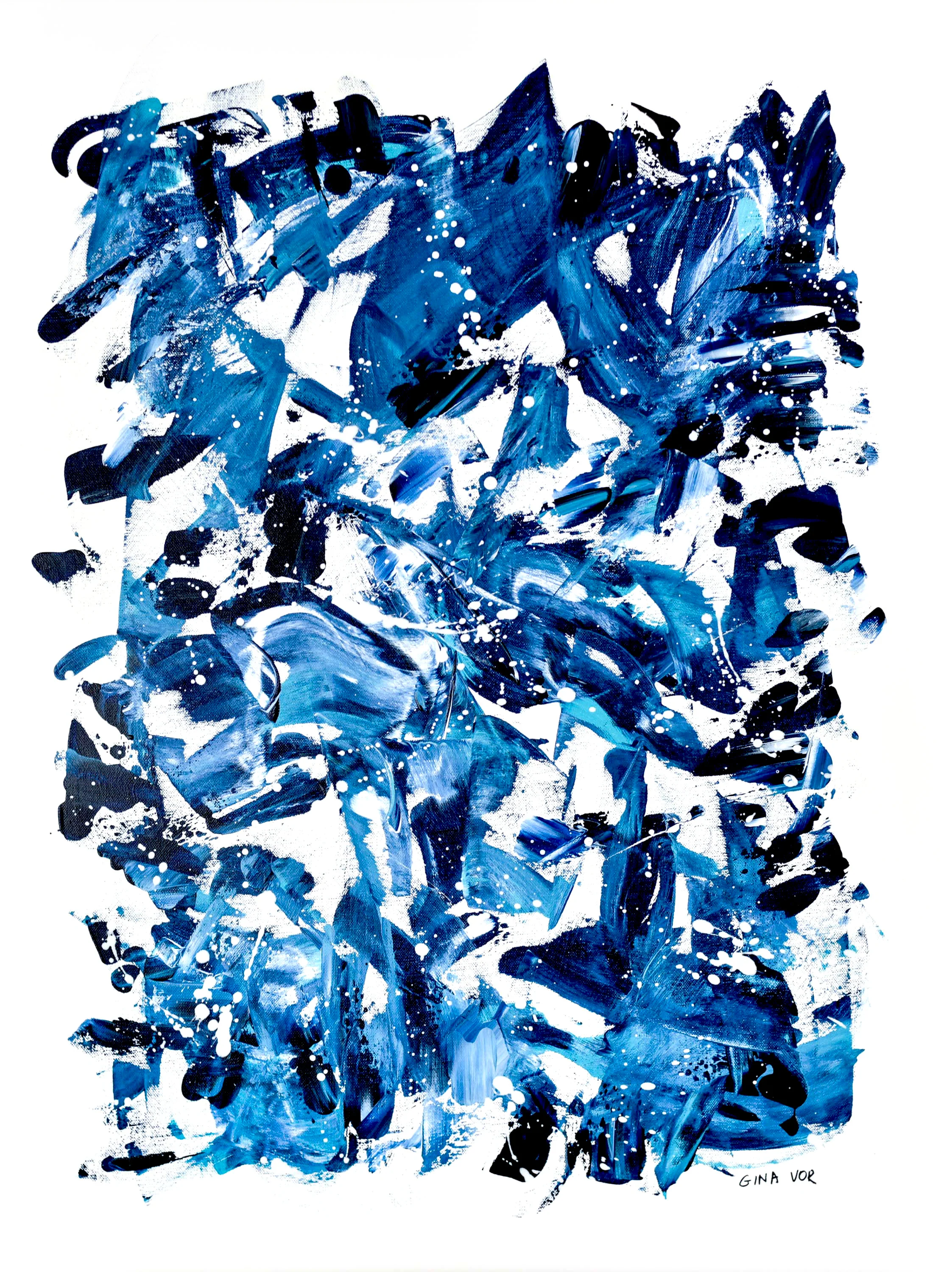 Abstract Painting | Prussian Blue No. 8 - Image 2