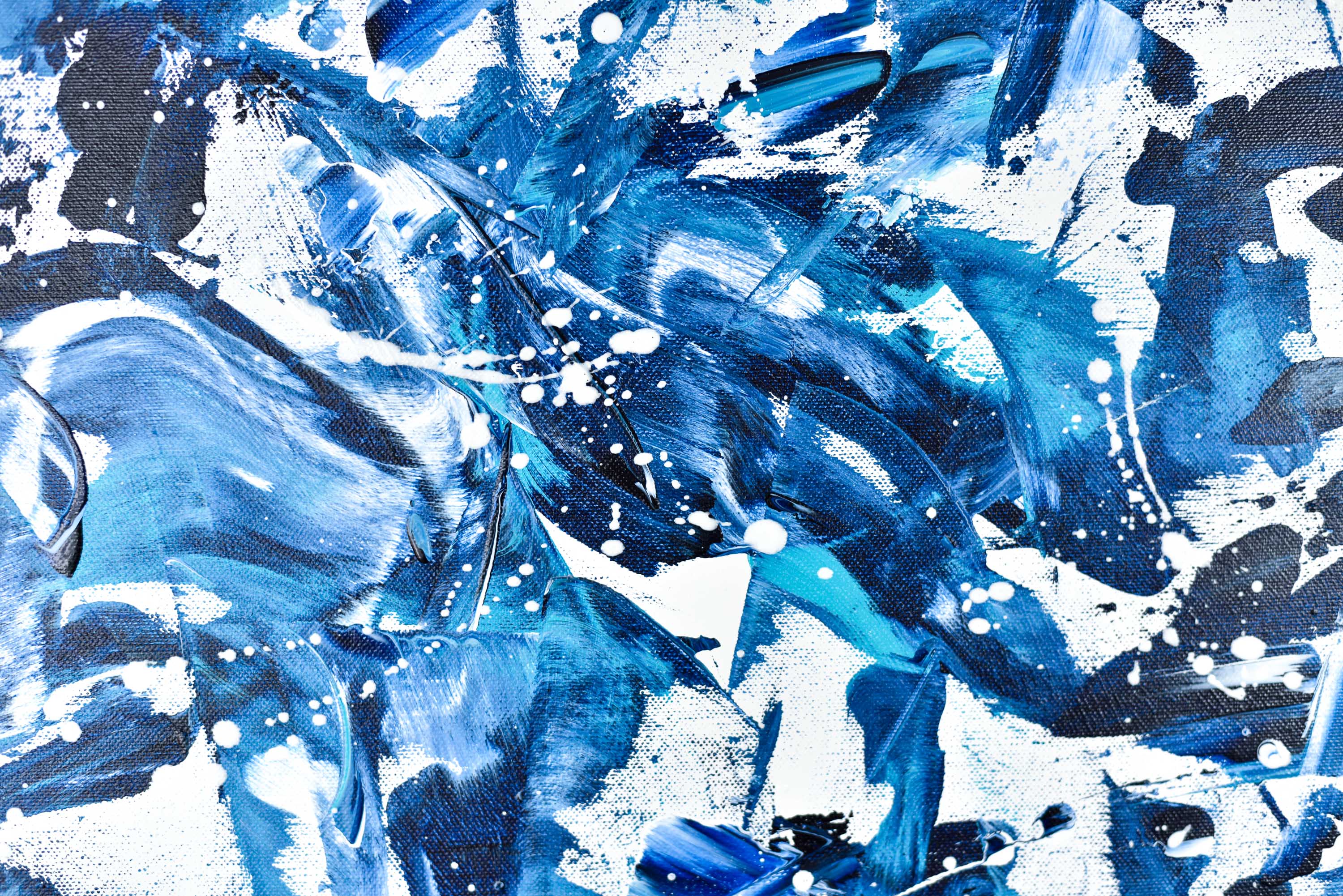 Abstract Painting | Prussian Blue No. 8 - Image 4