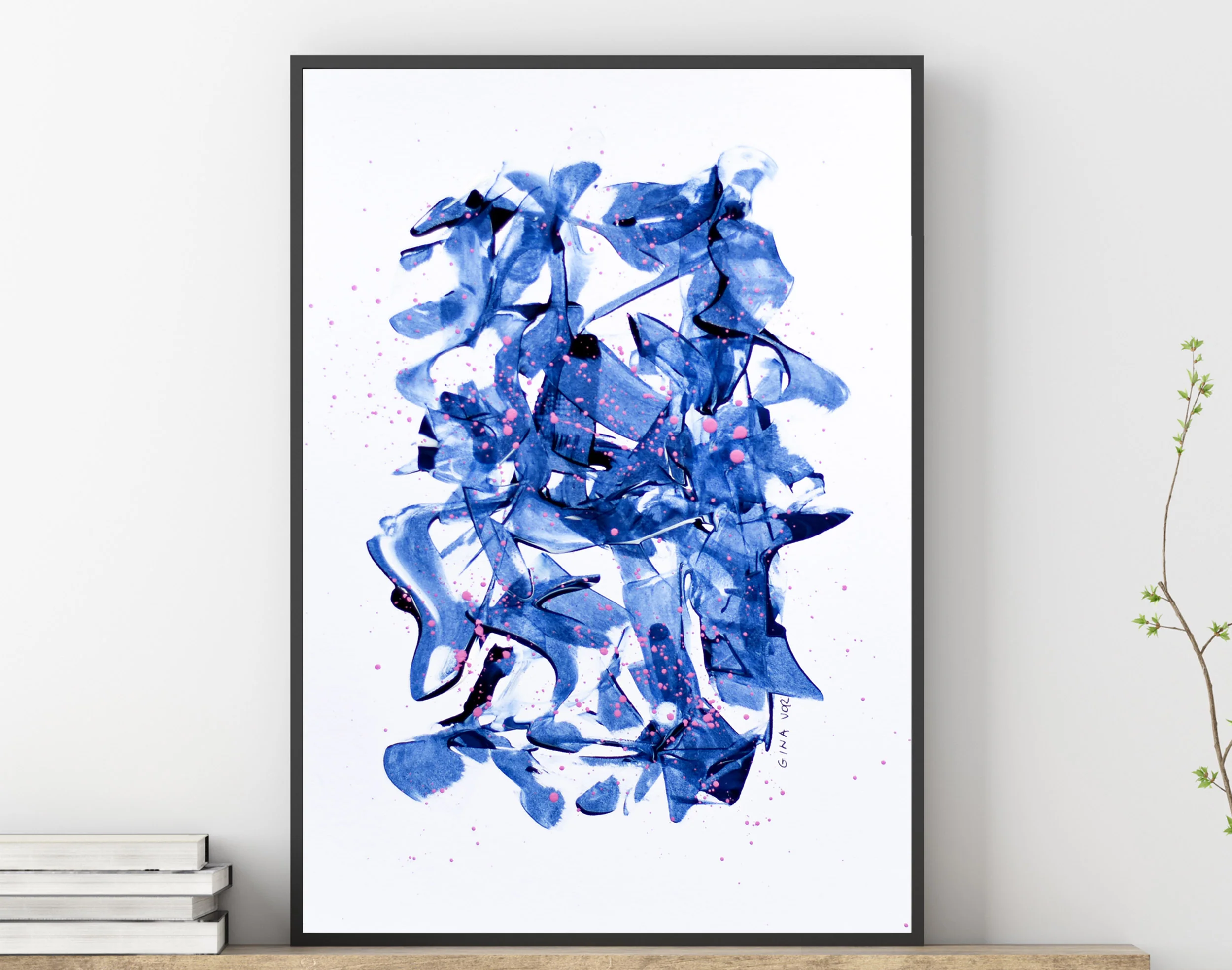 Painting on Paper | Prussian Blue 1