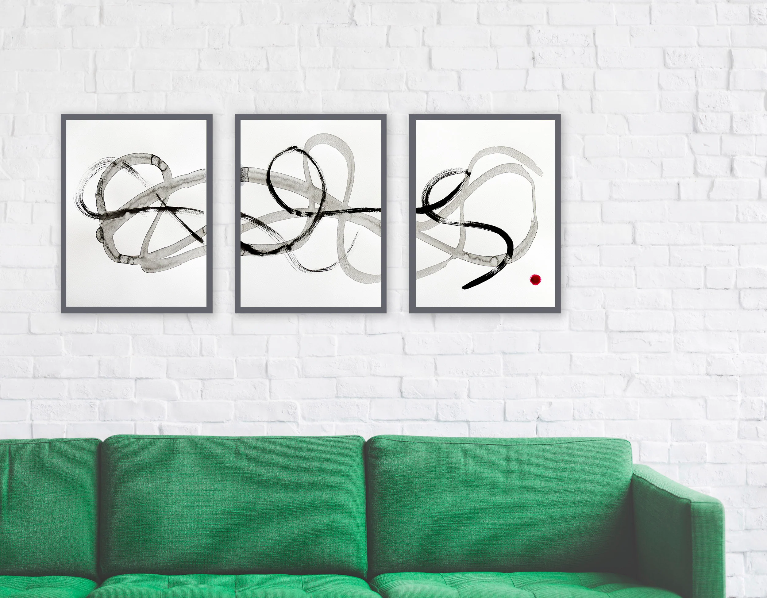 Paintings on Paper| Three Signs